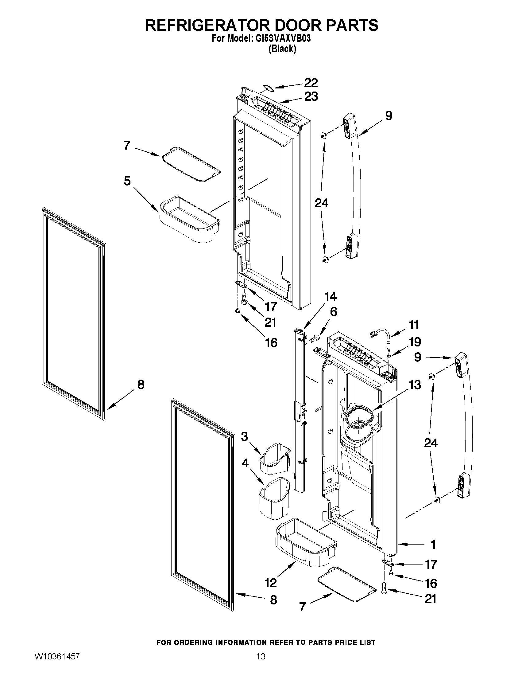 07 - REFRIGERATOR DOOR PARTS