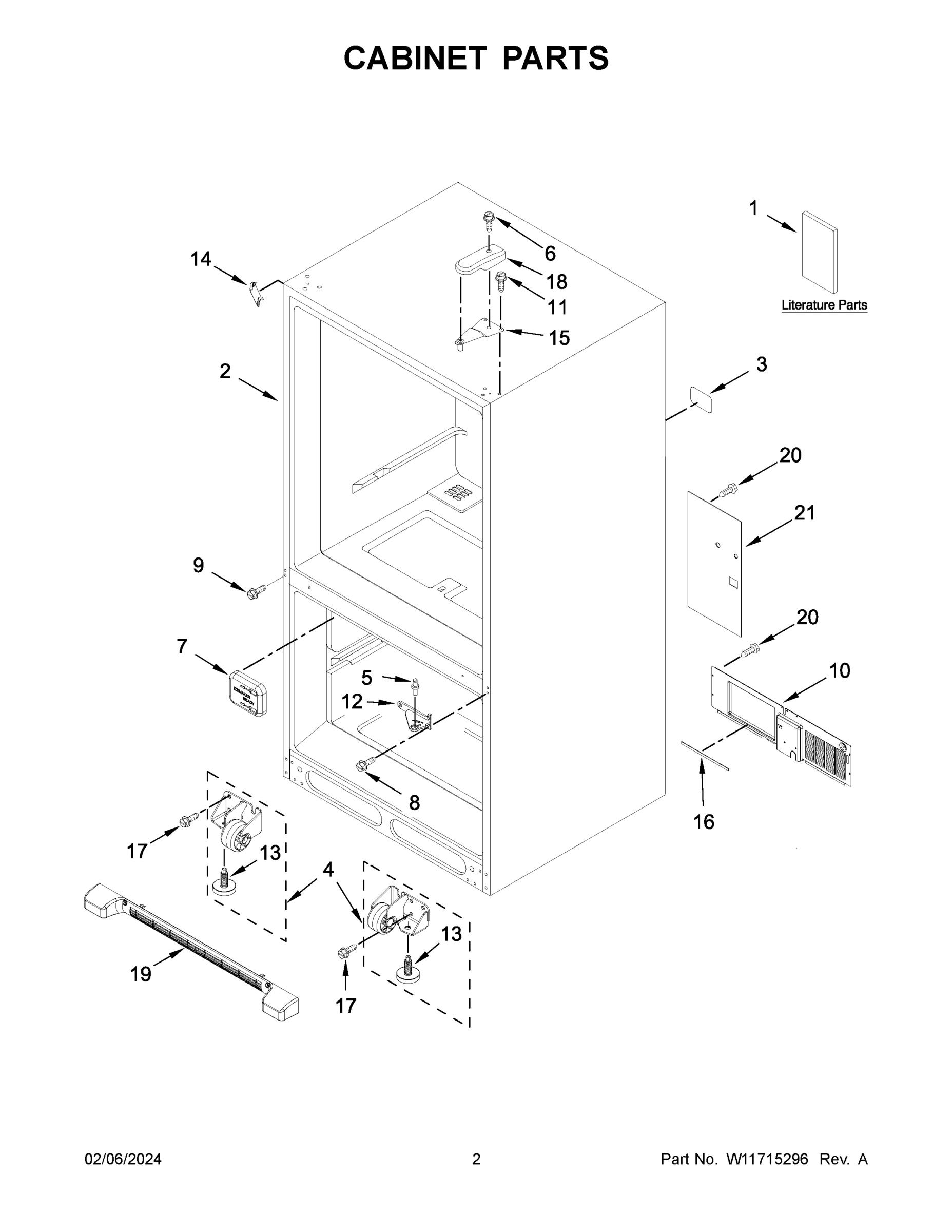 02 - CABINET PARTS