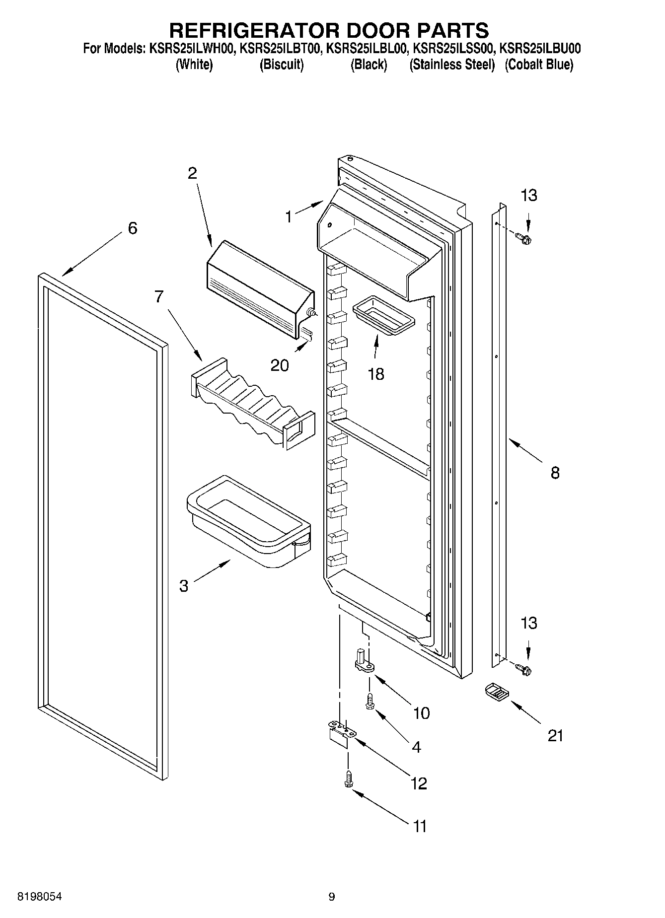 06 - REFRIGERATOR DOOR PARTS