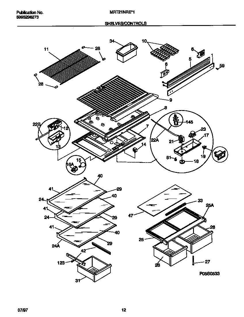 05 - SHELVES/CONTROLS