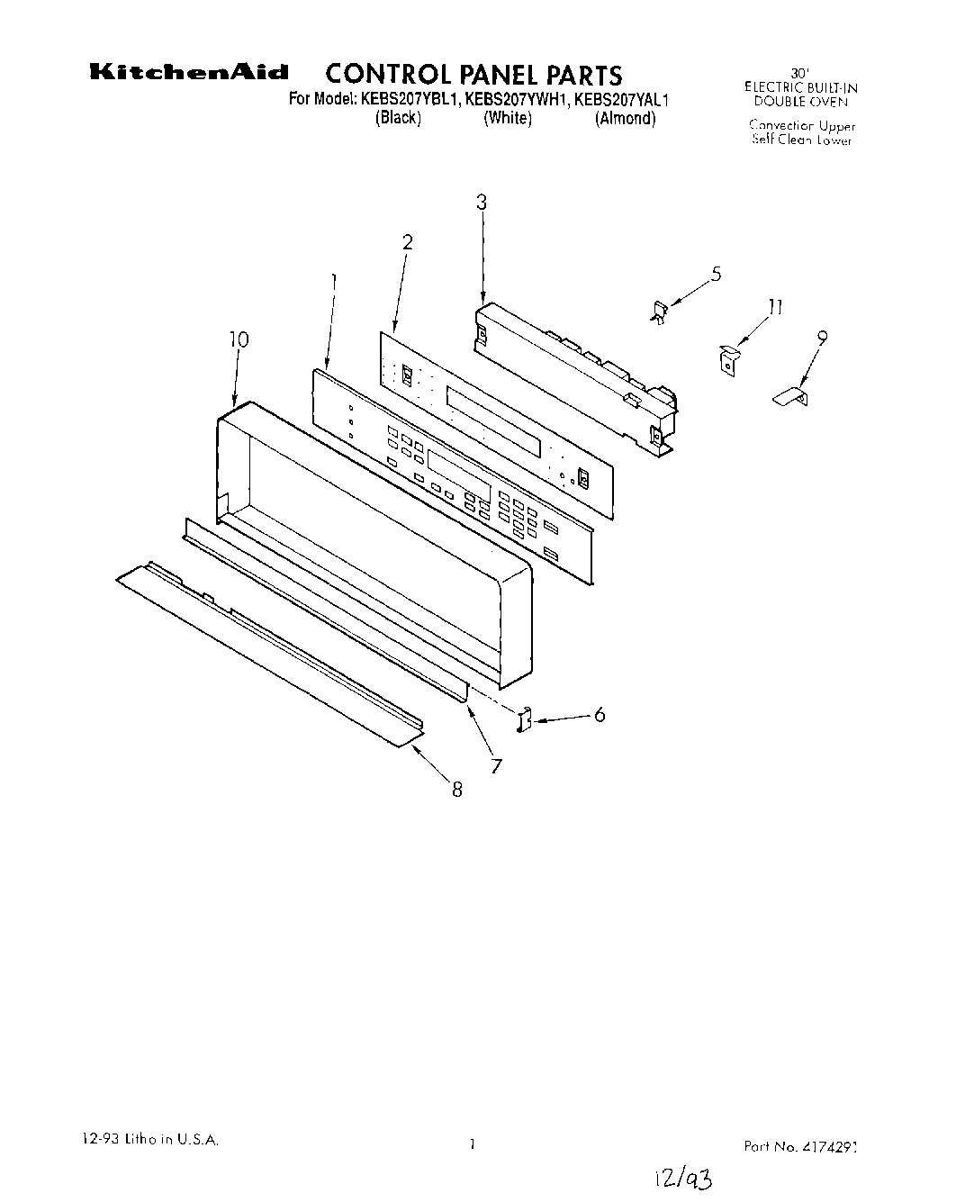 01 - CONTROL PANEL, LITERATURE