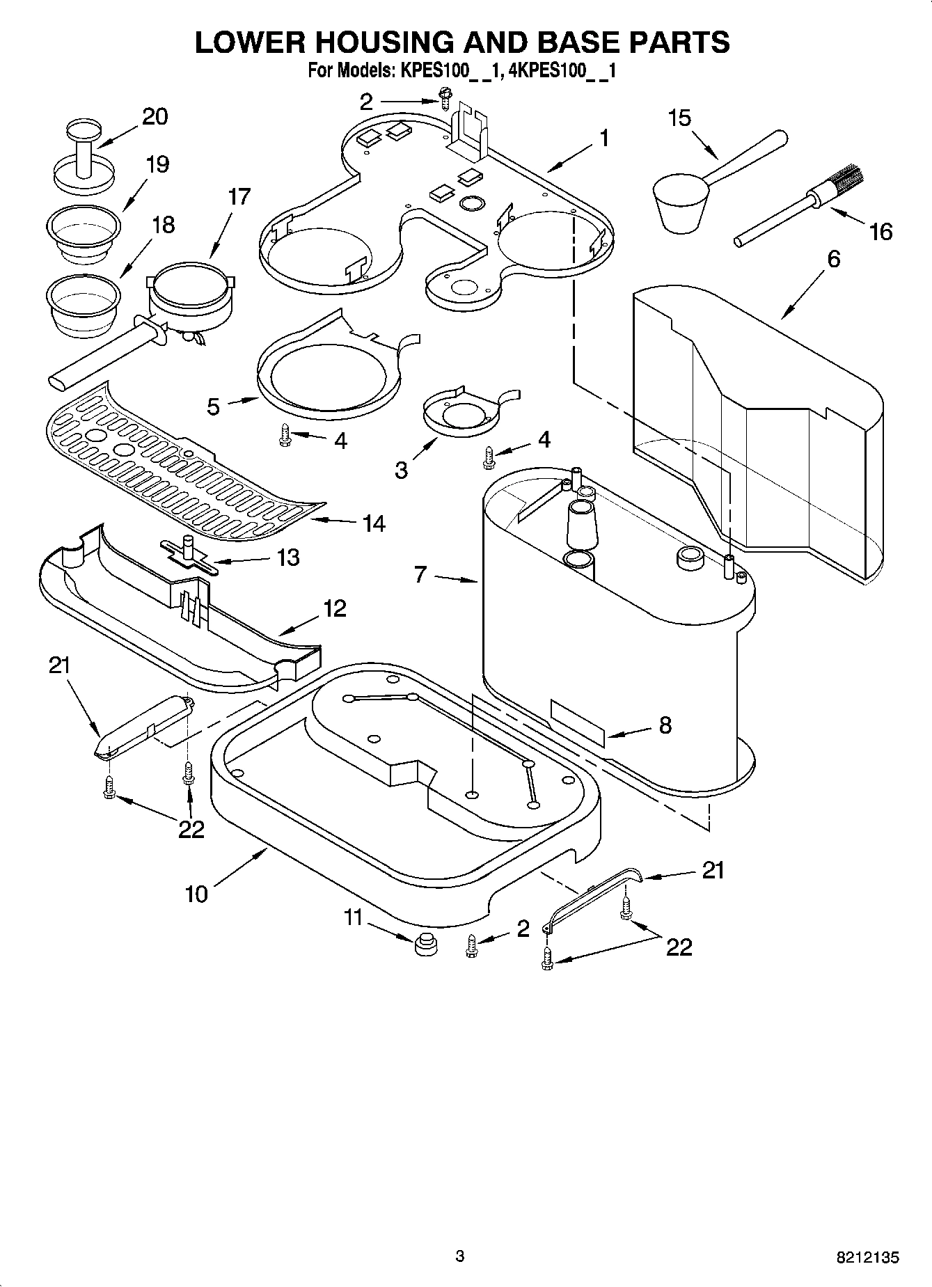 02 - LOWER HOUSING AND BASE PARTS