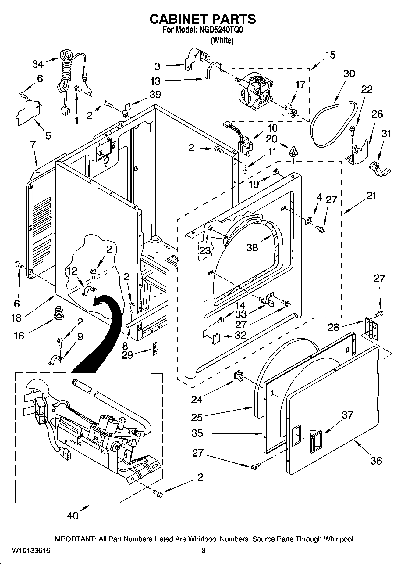02 - CABINET PARTS