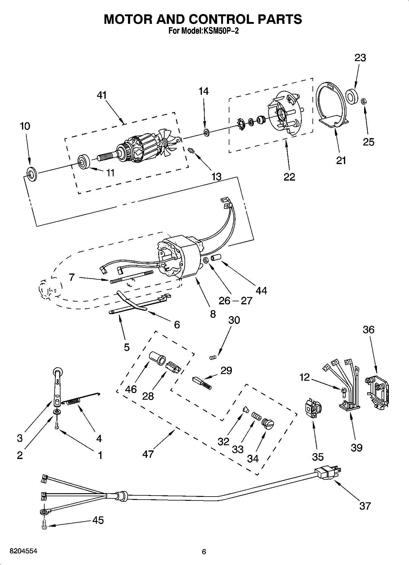 04 - MOTOR AND CONTROL PARTS