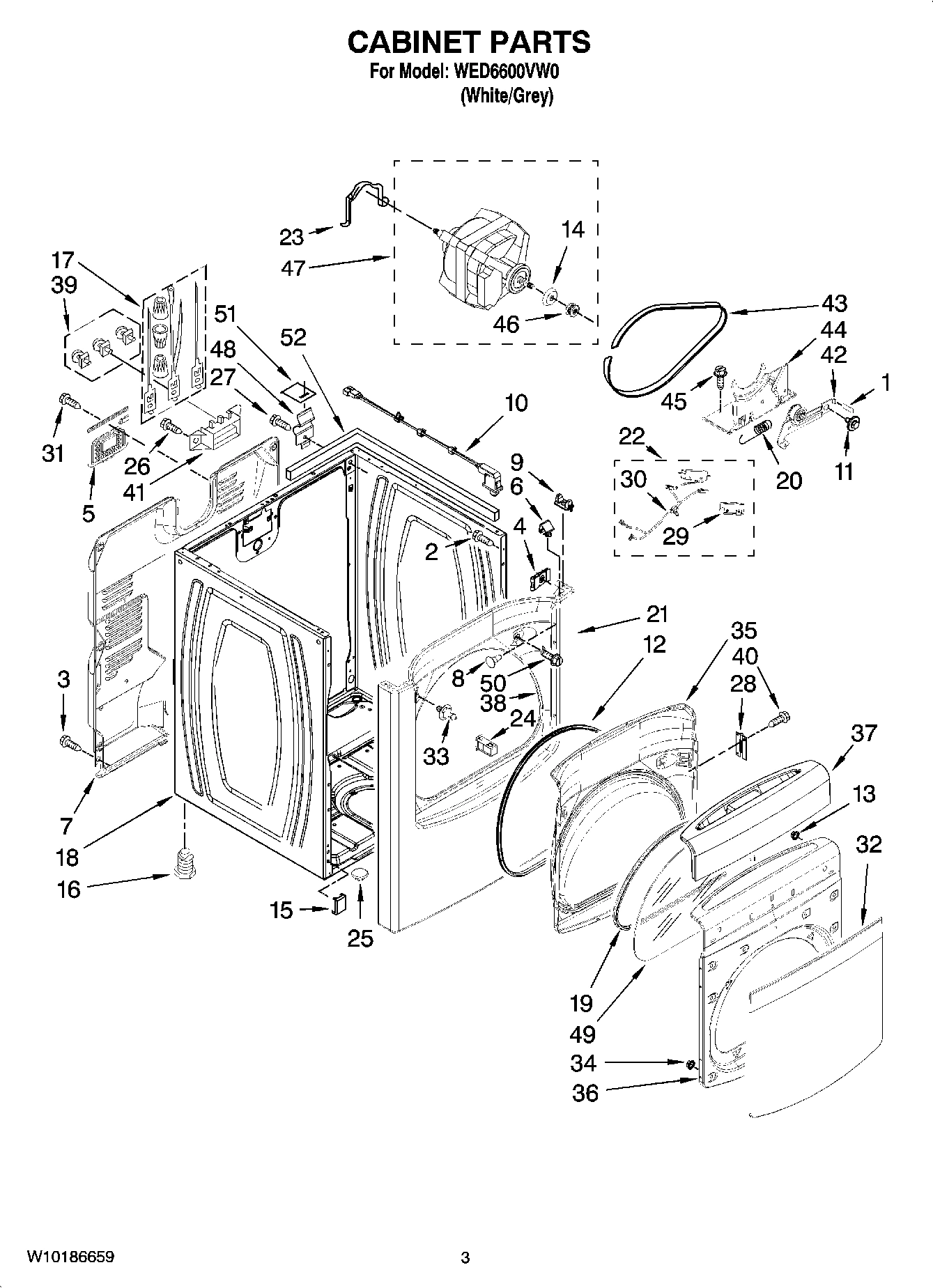 02 - CABINET PARTS
