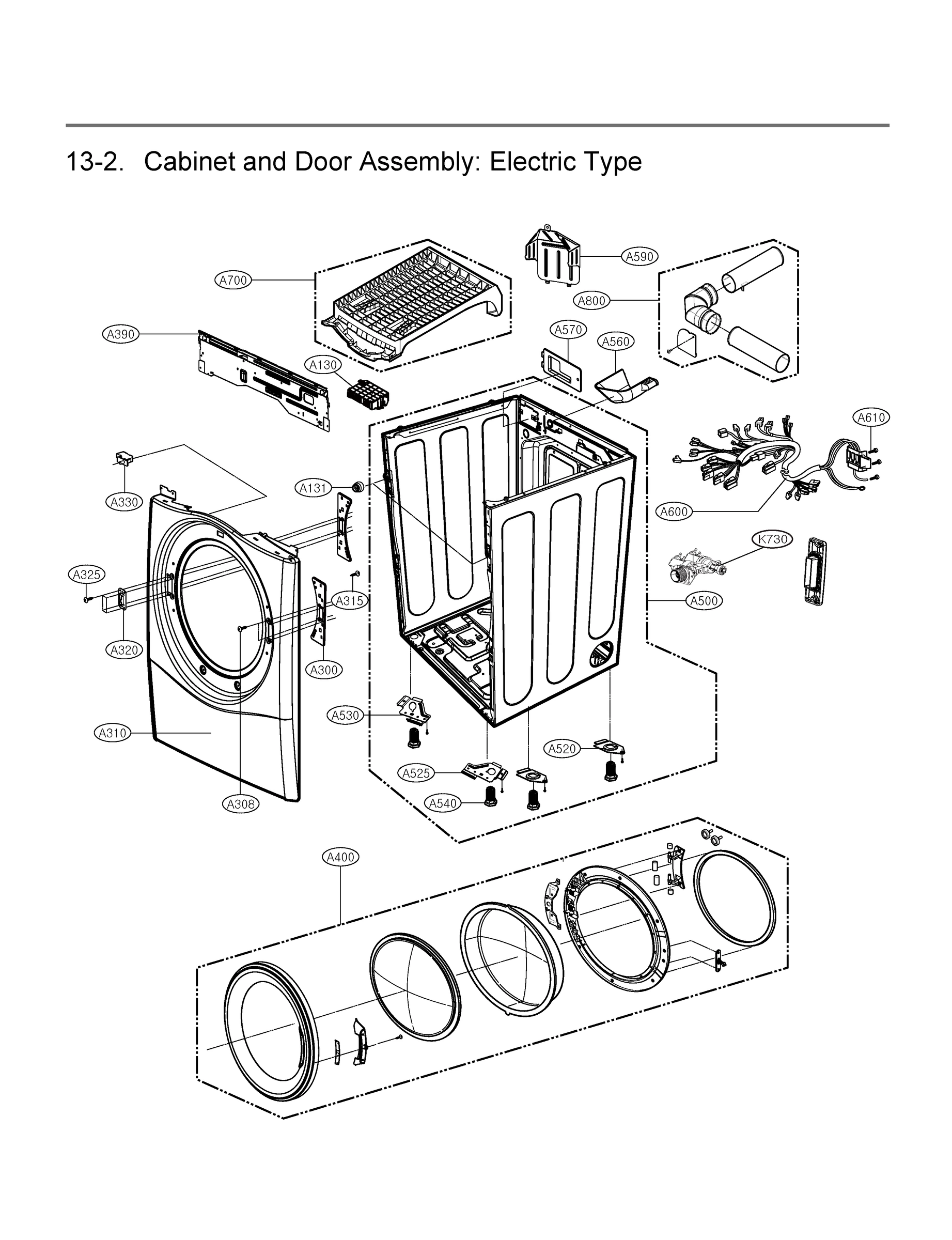 CABINET AND DOOR ASSEMBLY
