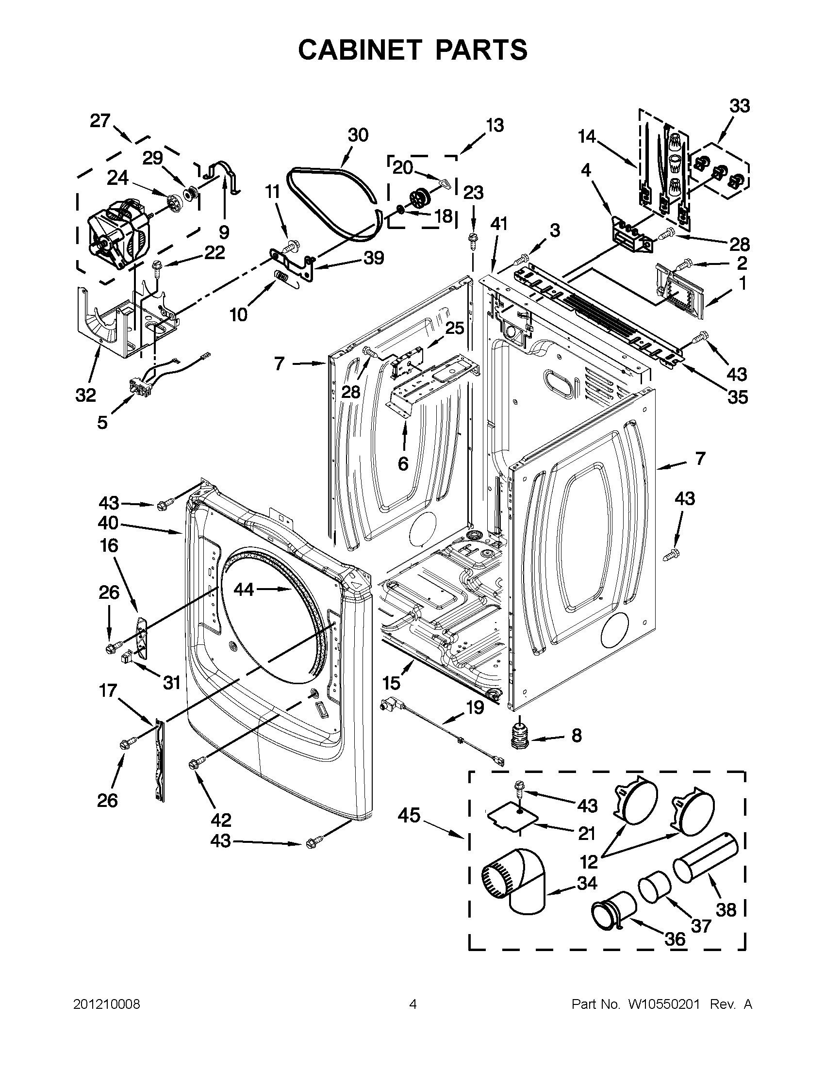 02 - CABINET PARTS