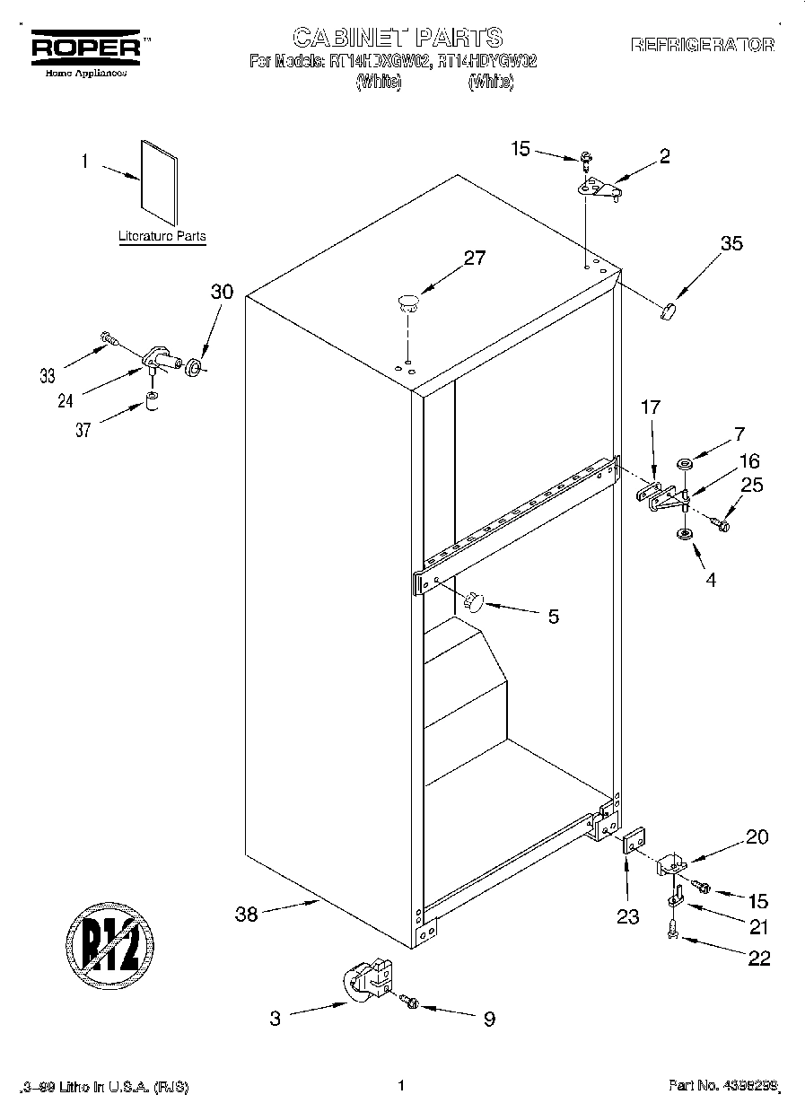 01 - CABINET, LITERATURE