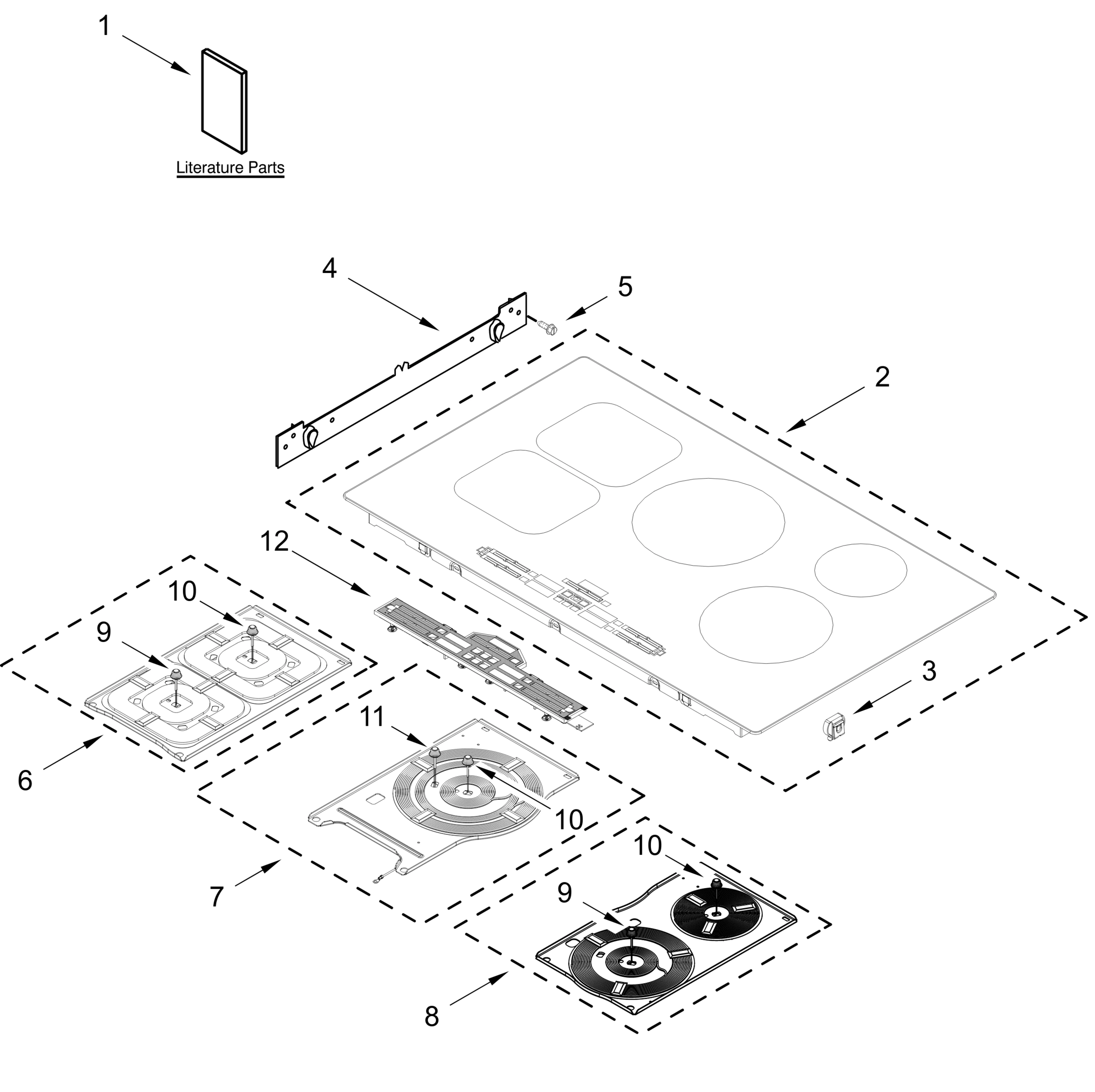 COOKTOP PARTS