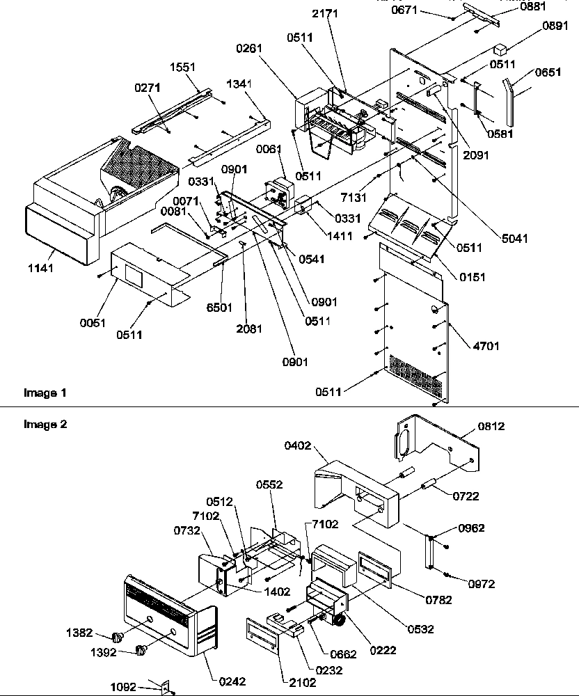08 - ICE MAKER/CONTROL ASSY