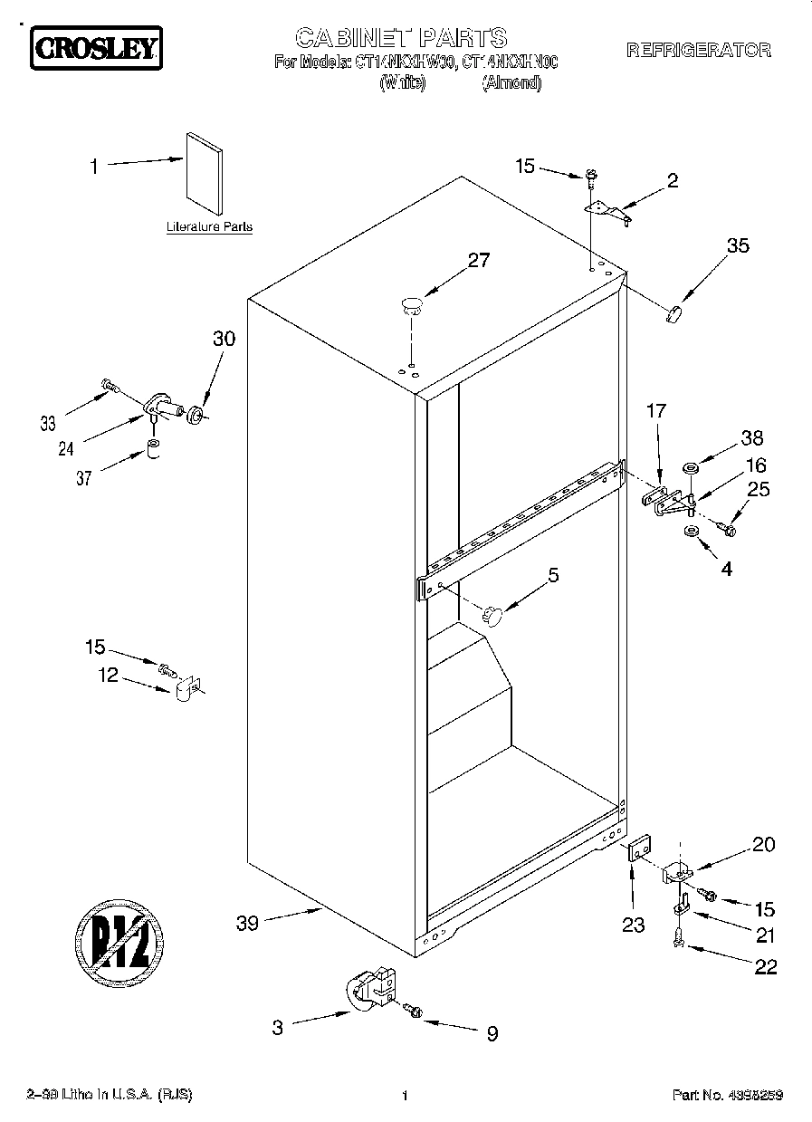 01 - CABINET, LITERATURE