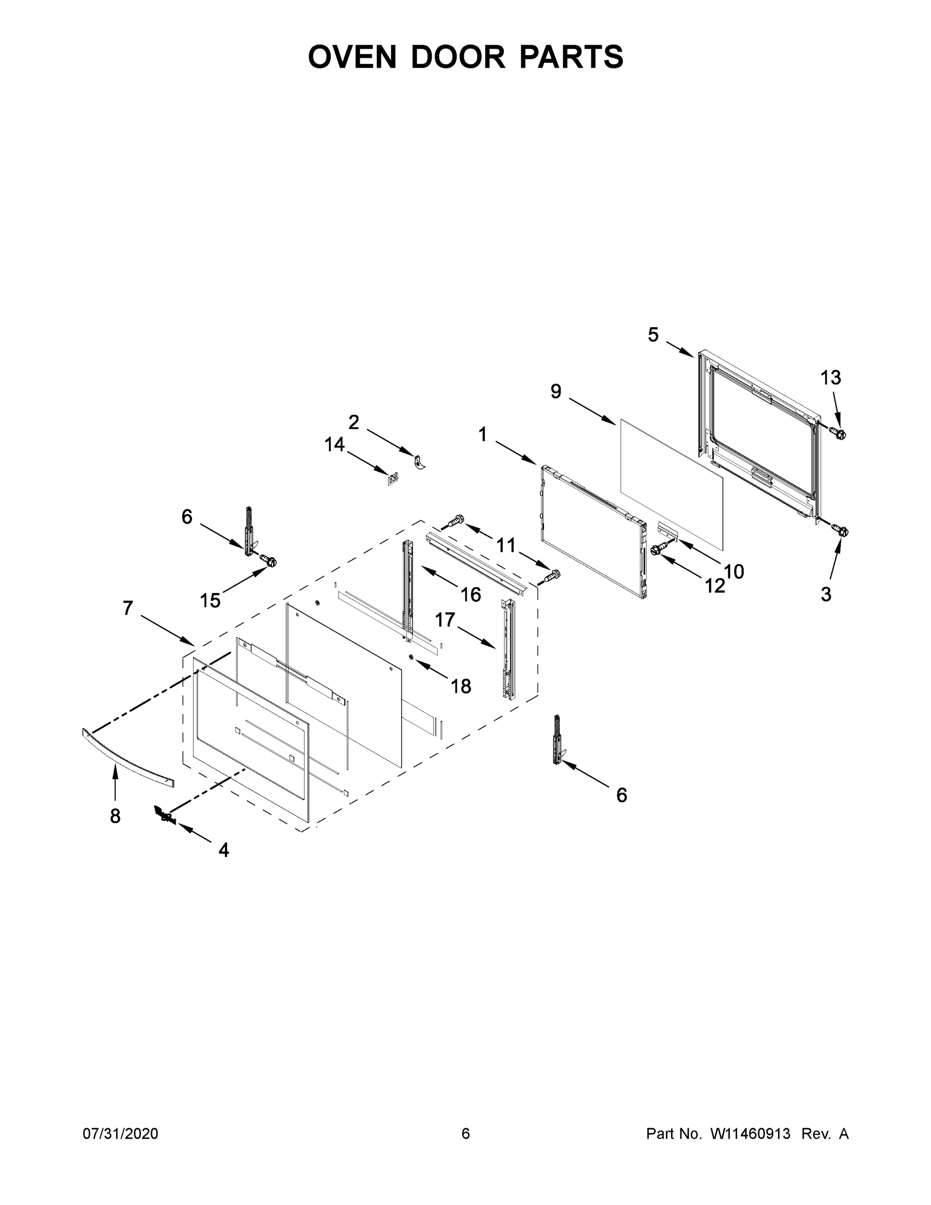 04 - OVEN DOOR PARTS