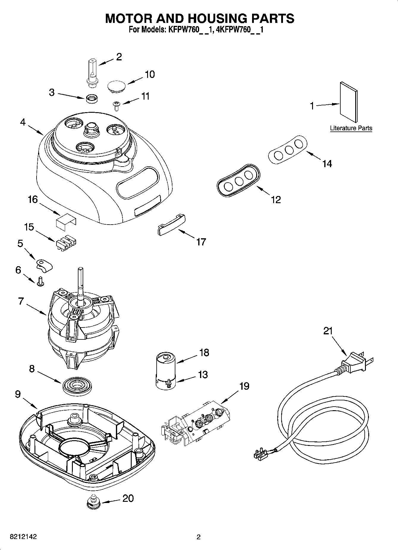 01 - MOTOR AND HOUSING PARTS