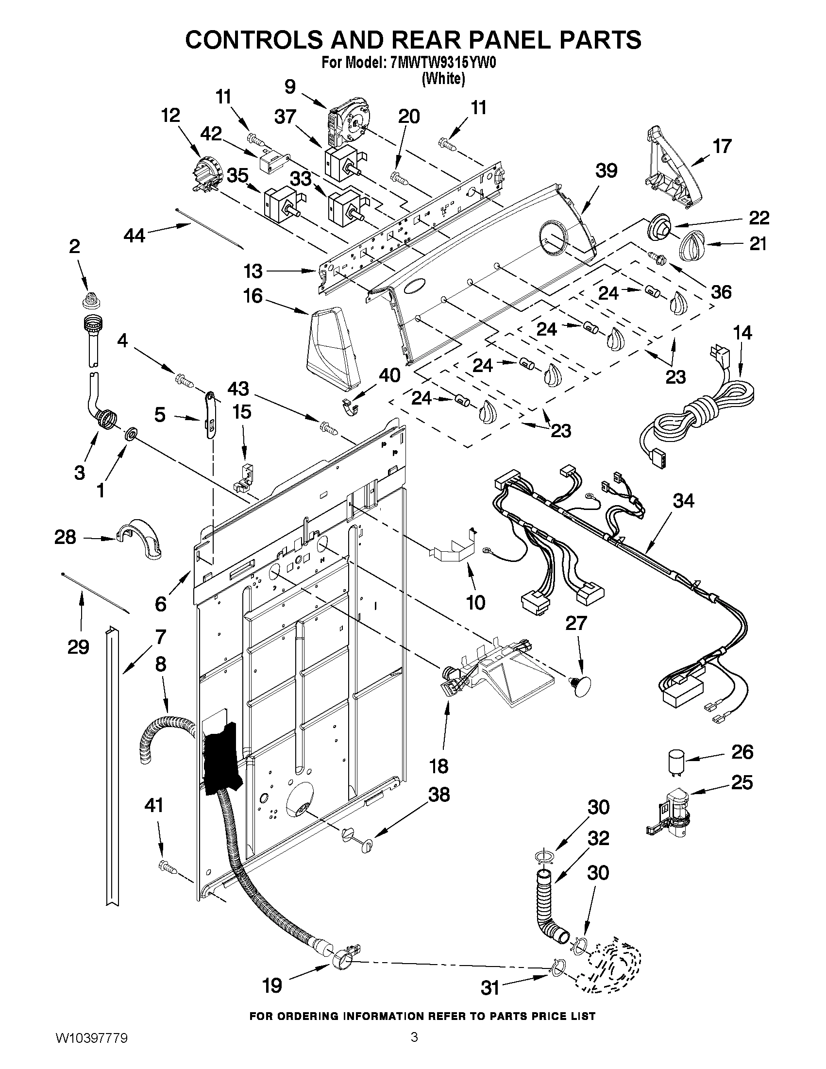 02 - CONTROLS AND REAR PANEL PARTS