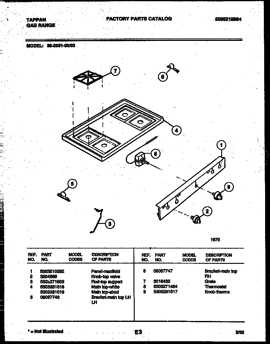 03 - COOKTOP PARTS