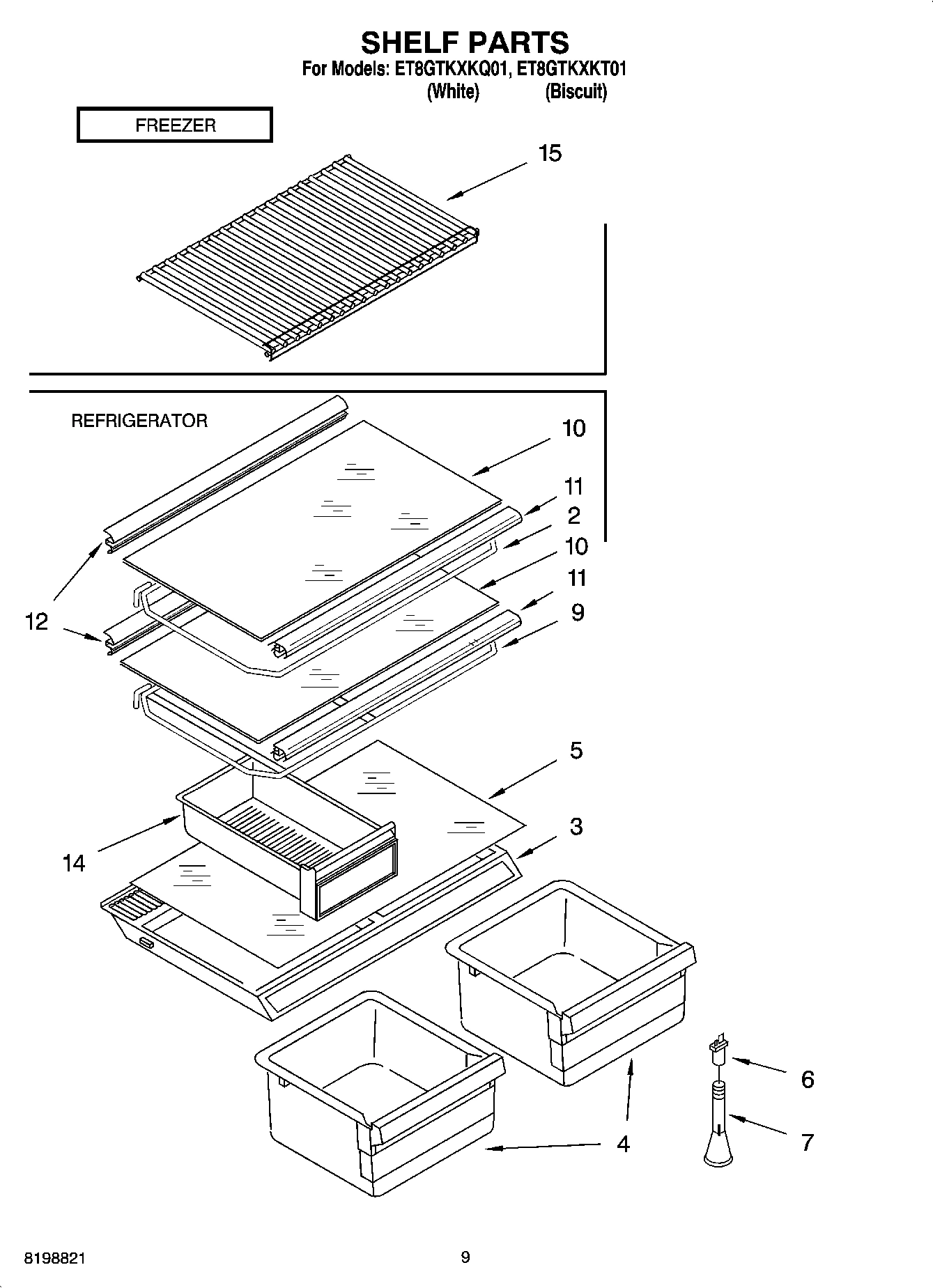 05 - SHELF PARTS, LITERATURE AND OPTIONAL PARTS