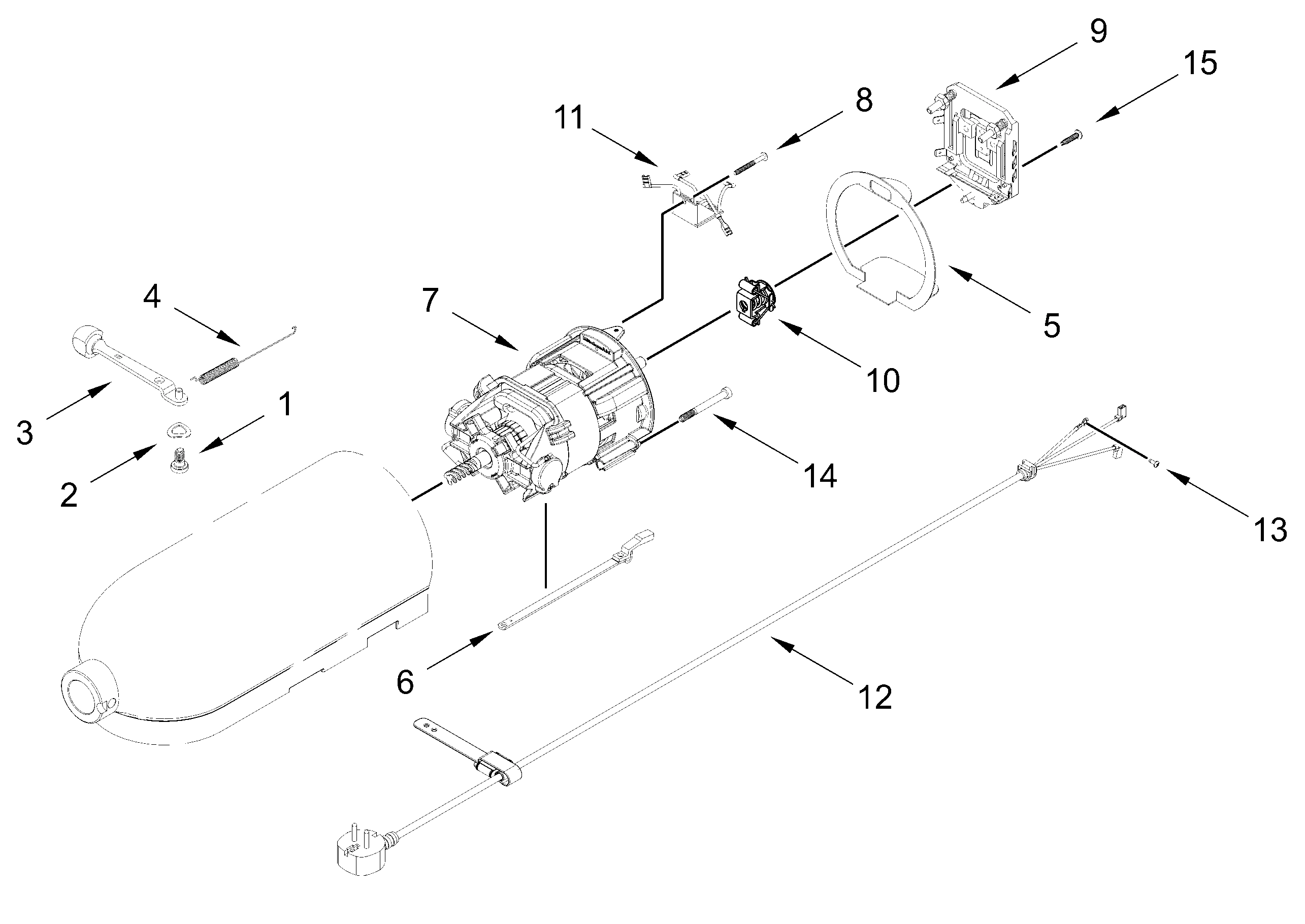 MOTOR AND CONTROL UNIT PARTS
