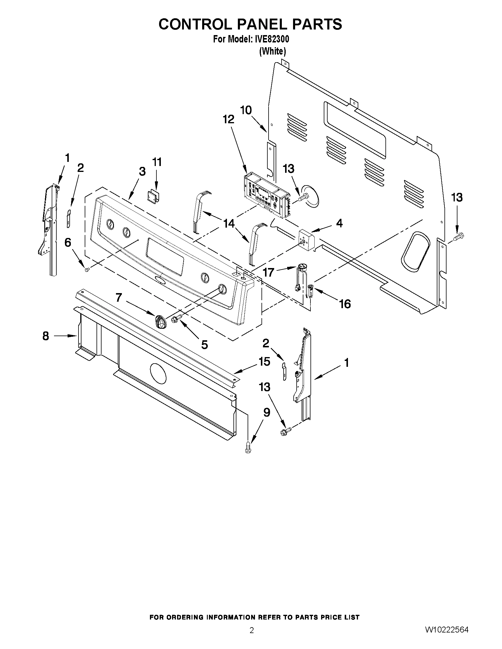 02 - CONTROL PANEL PARTS