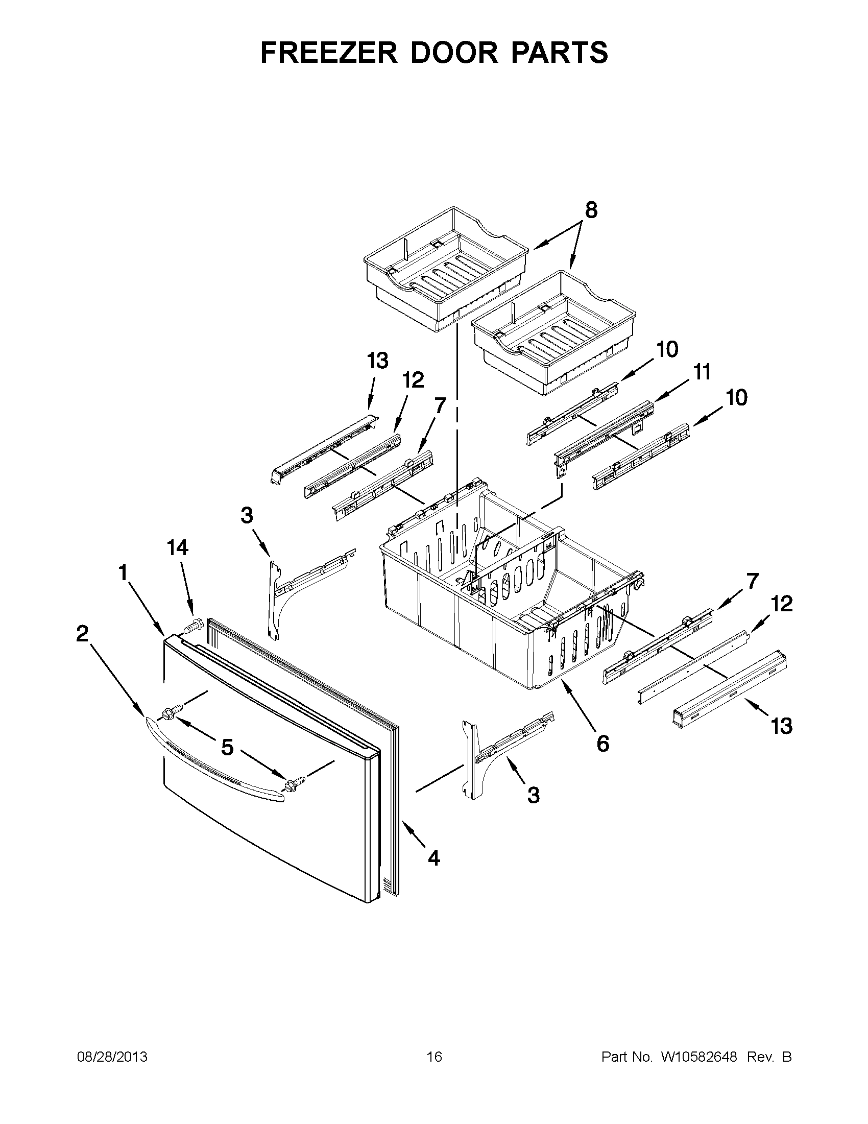 09 - FREEZER DOOR PARTS