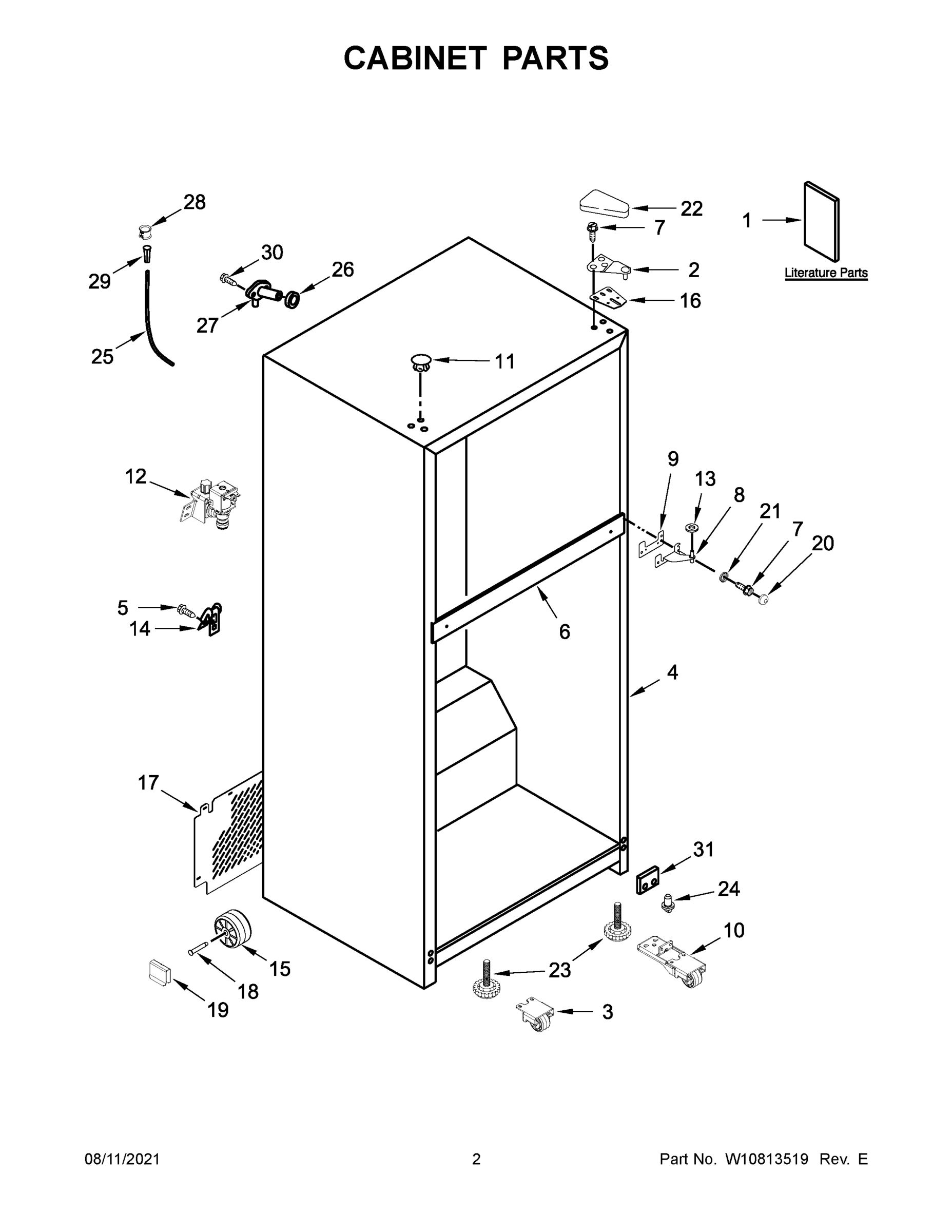 02 - CABINET PARTS
