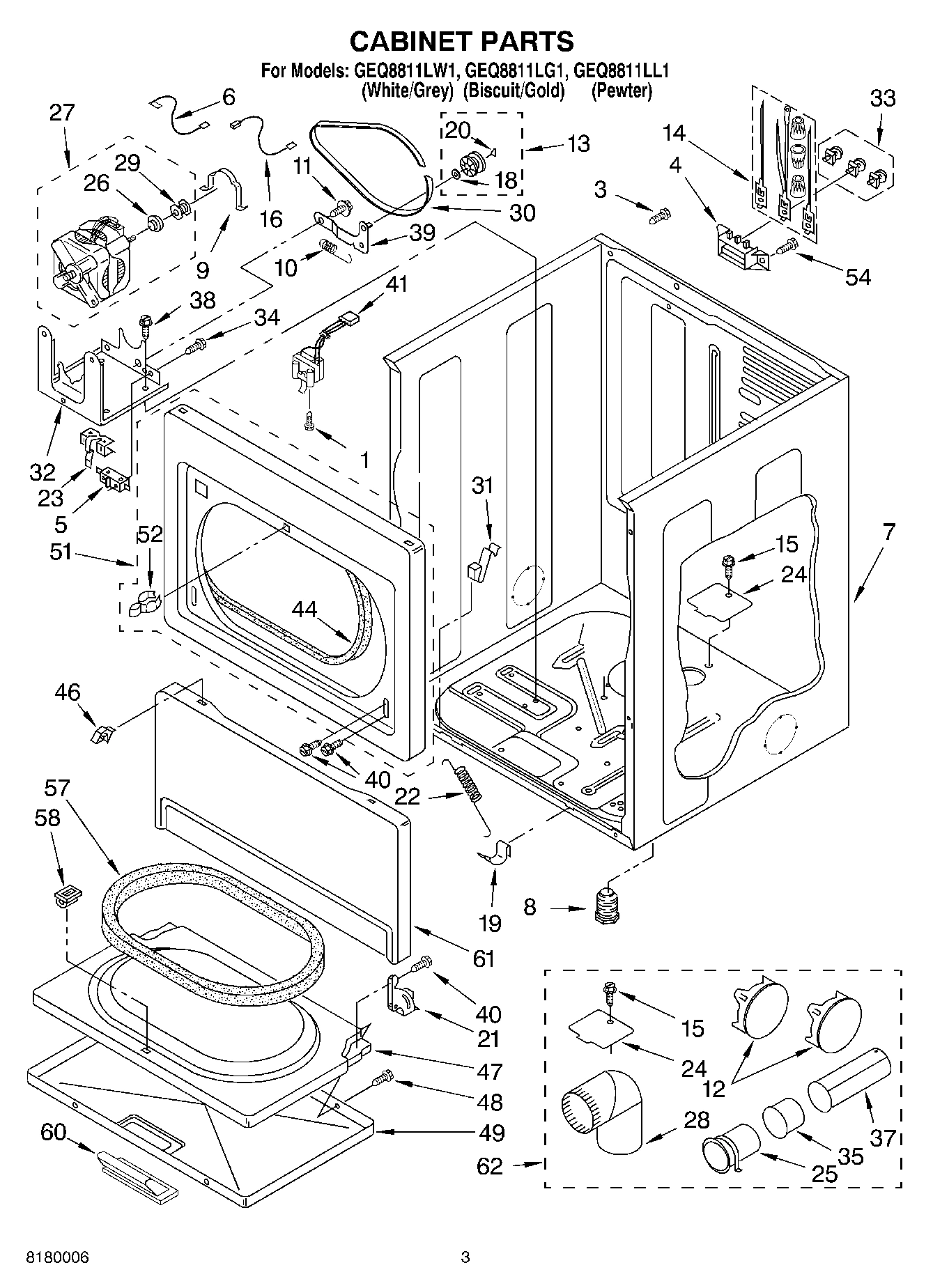 02 - CABINET PARTS