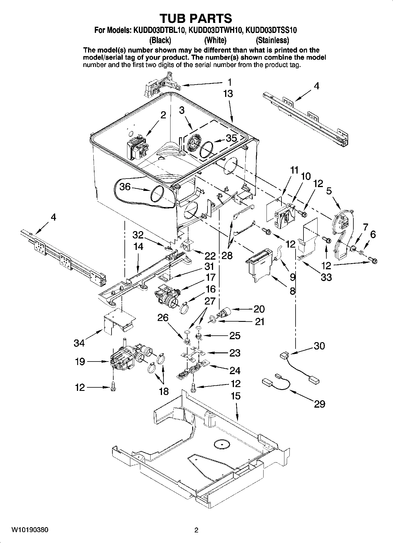 02 - TUB PARTS