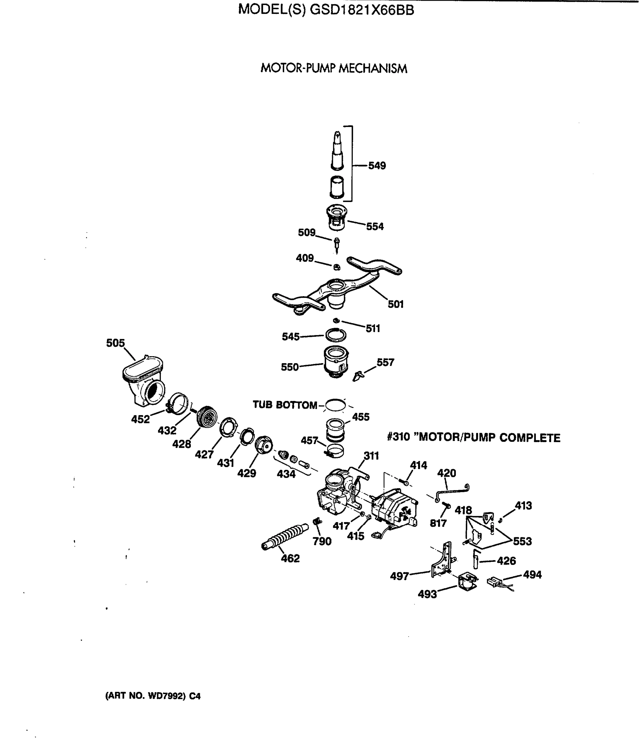 MOTOR-PUMP MECHANISM