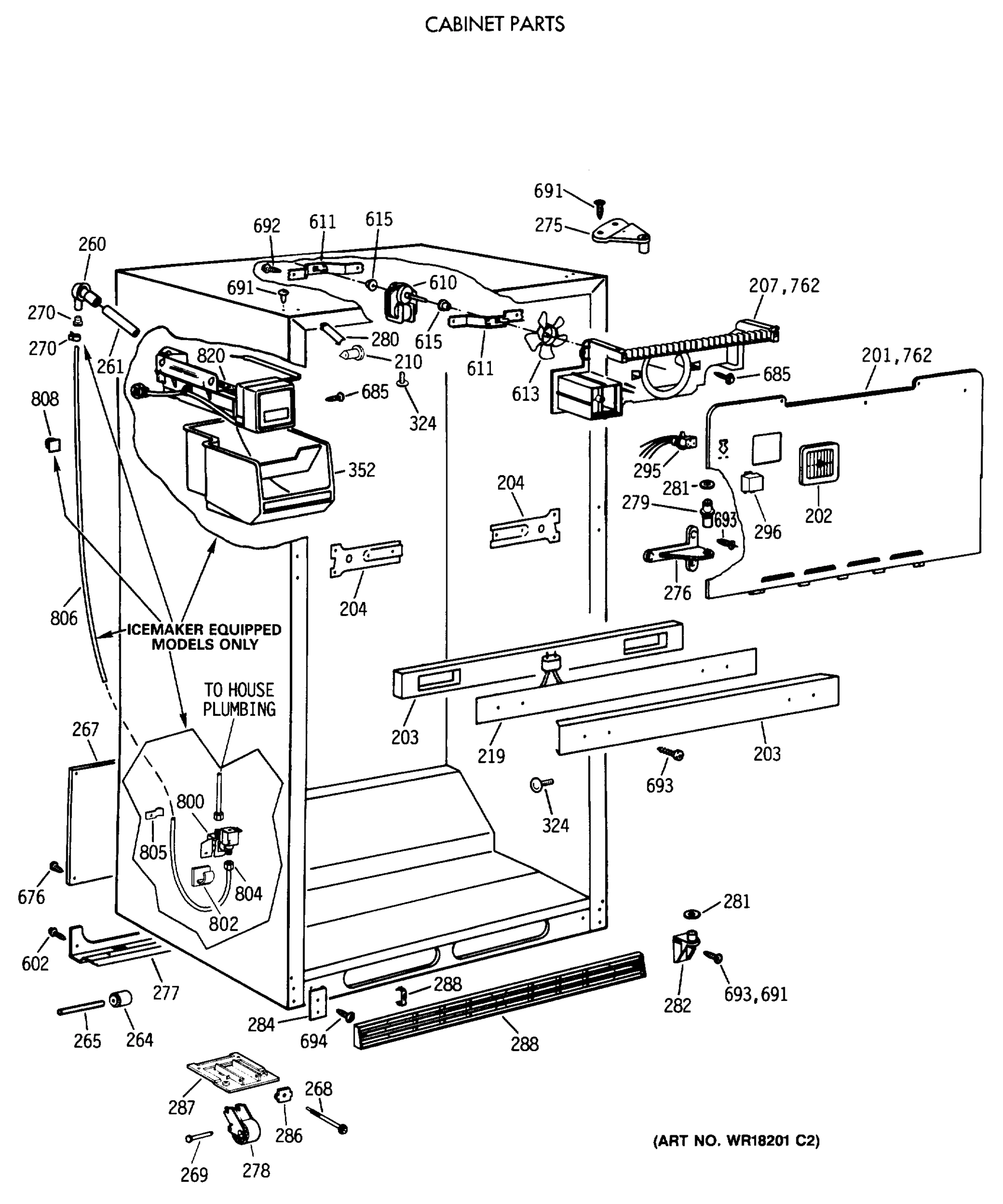 CABINET PARTS