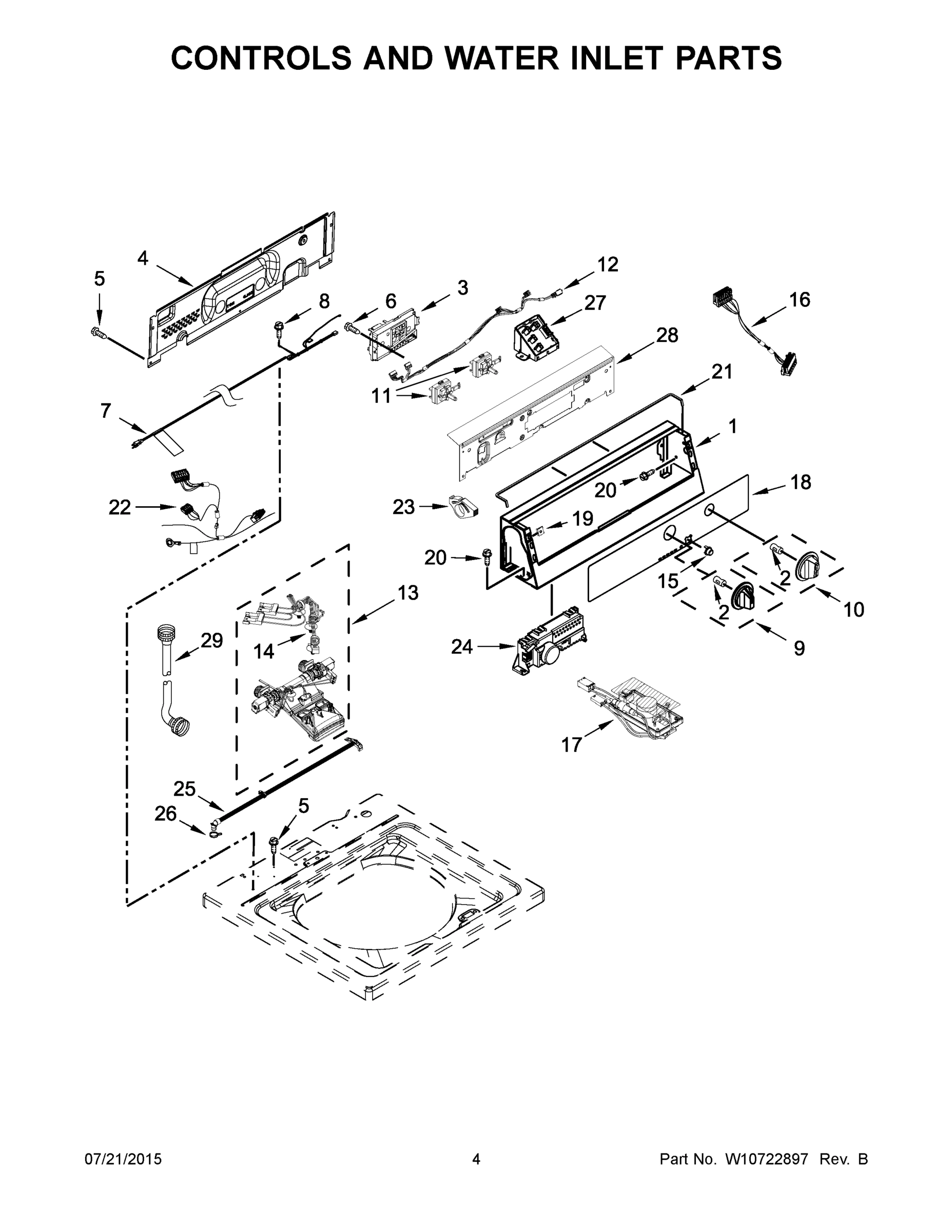 03 - CONTROLS AND WATER INLET PARTS