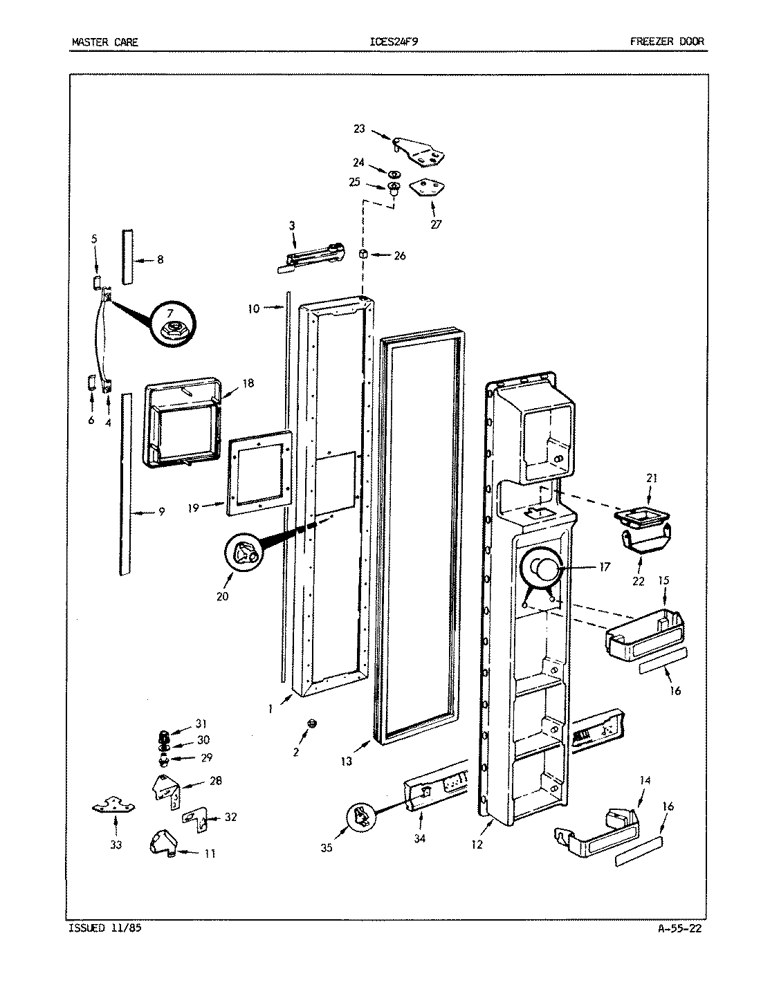 02 - FREEZER DOOR
