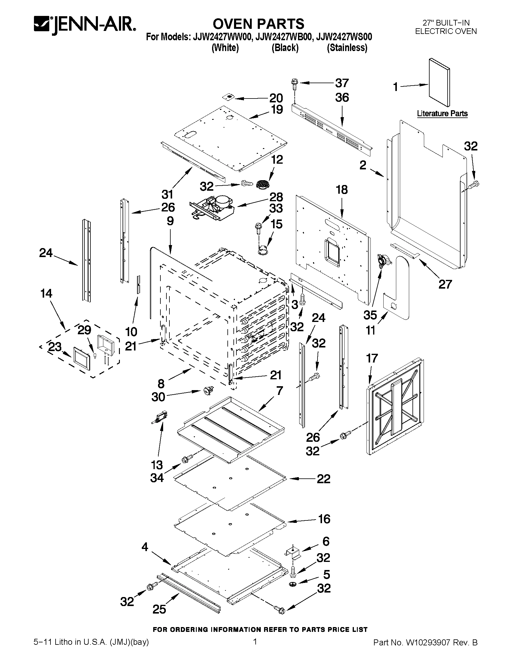 01 - OVEN PARTS