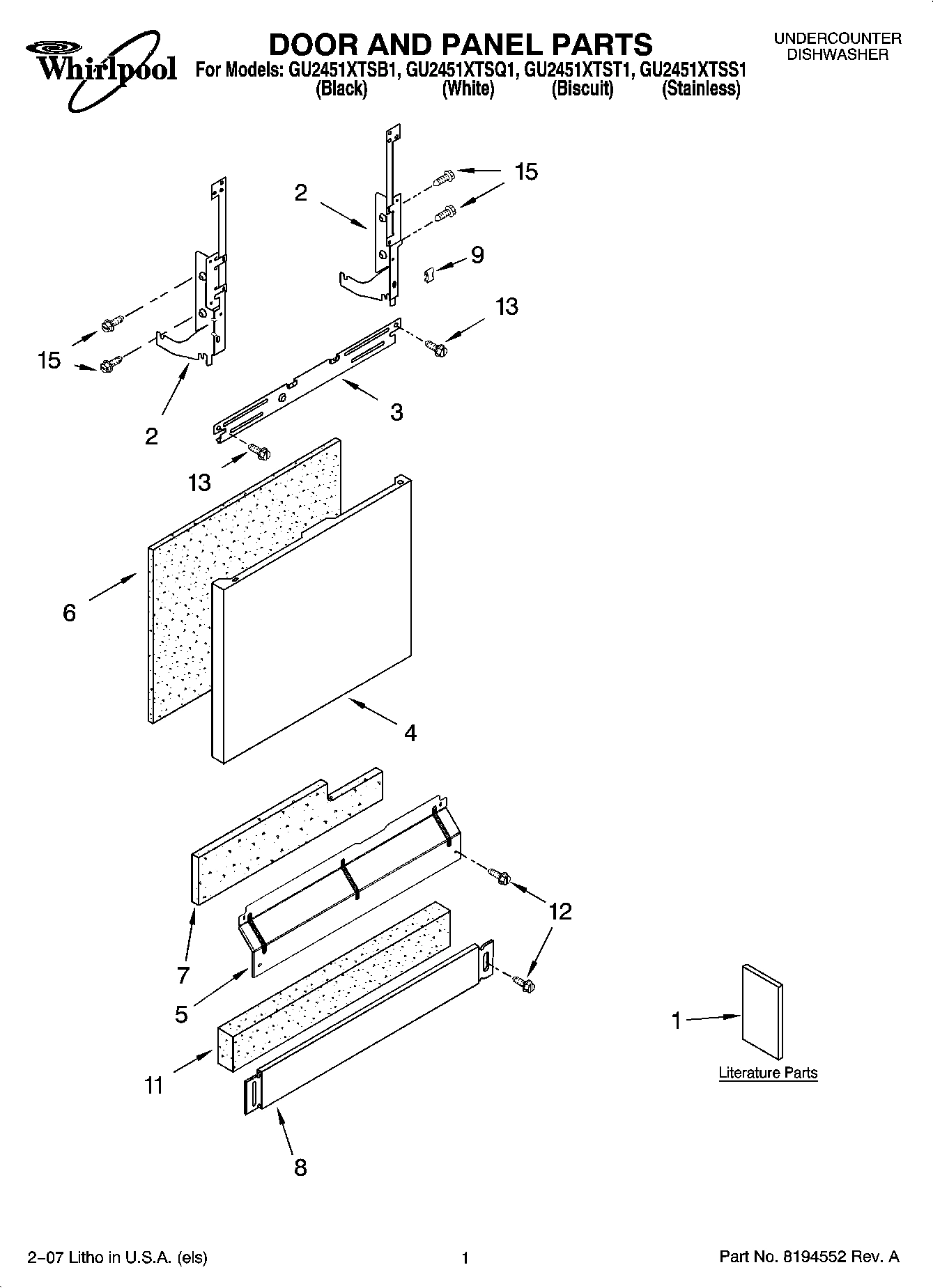 01 - DOOR AND PANEL PARTS
