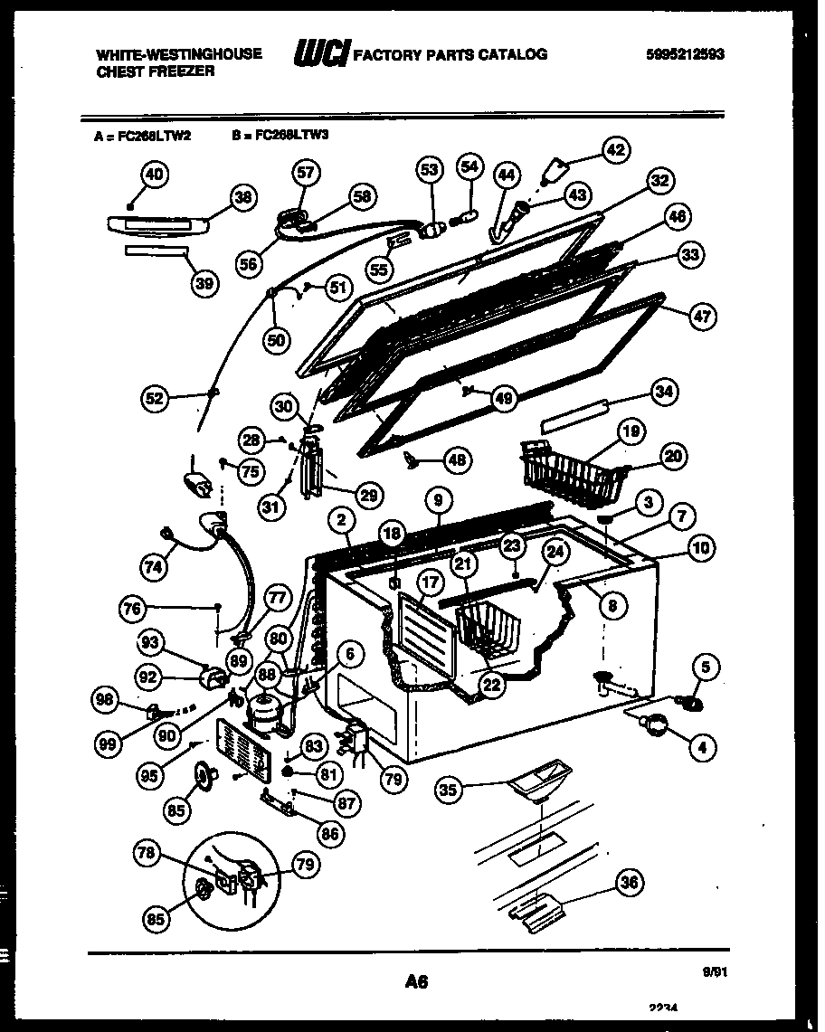 02 - CHEST FREEZER PARTS
