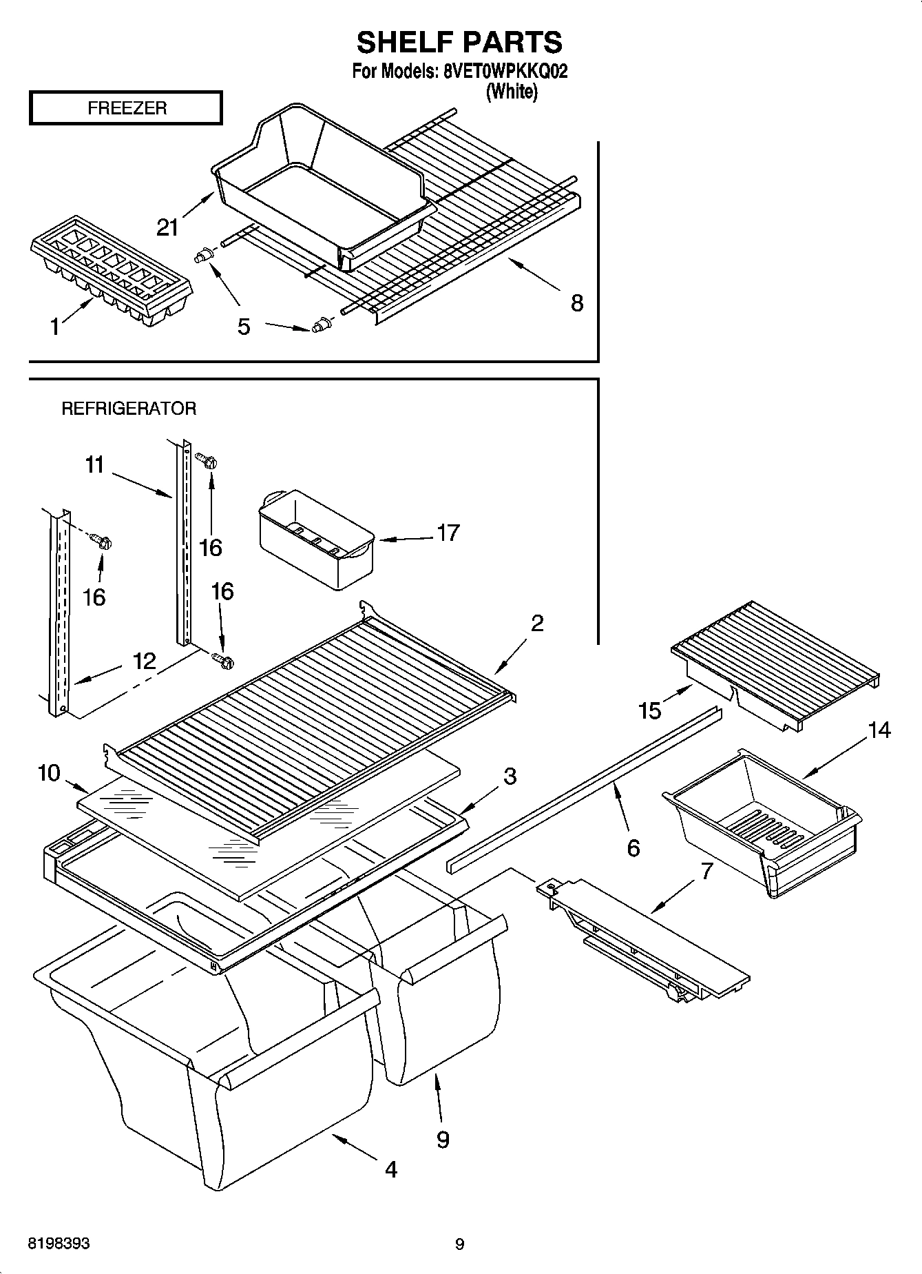 05 - SHELF PARTS, OPTIONAL PARTS