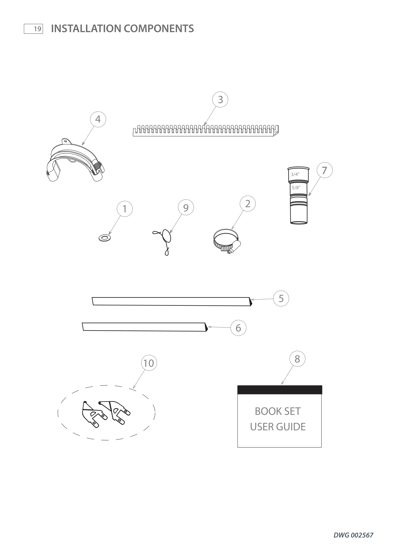 INSTALLATION COMPONENTS