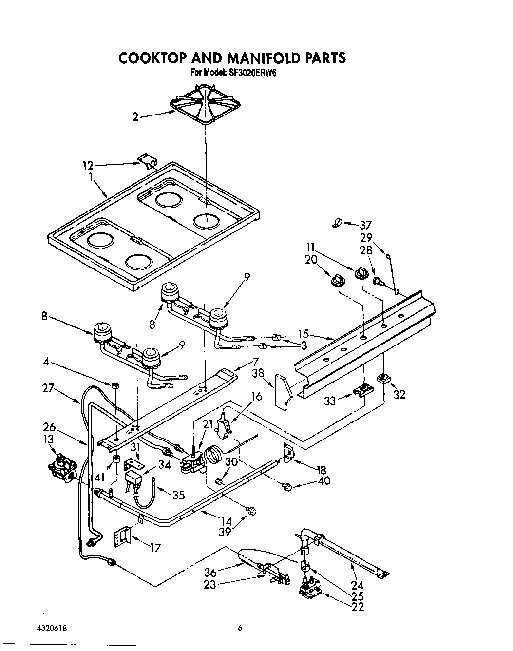 05 - COOKTOP AND MANIFOLD, LIT/OPTIONAL