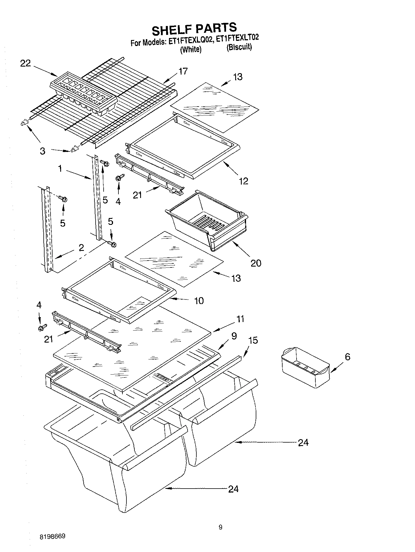 05 - SHELF PARTS, OPTIONAL PARTS