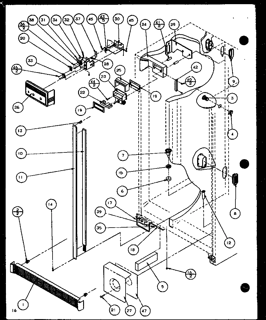 14 - REF/FZ CONTROLS AND CABINET PART
