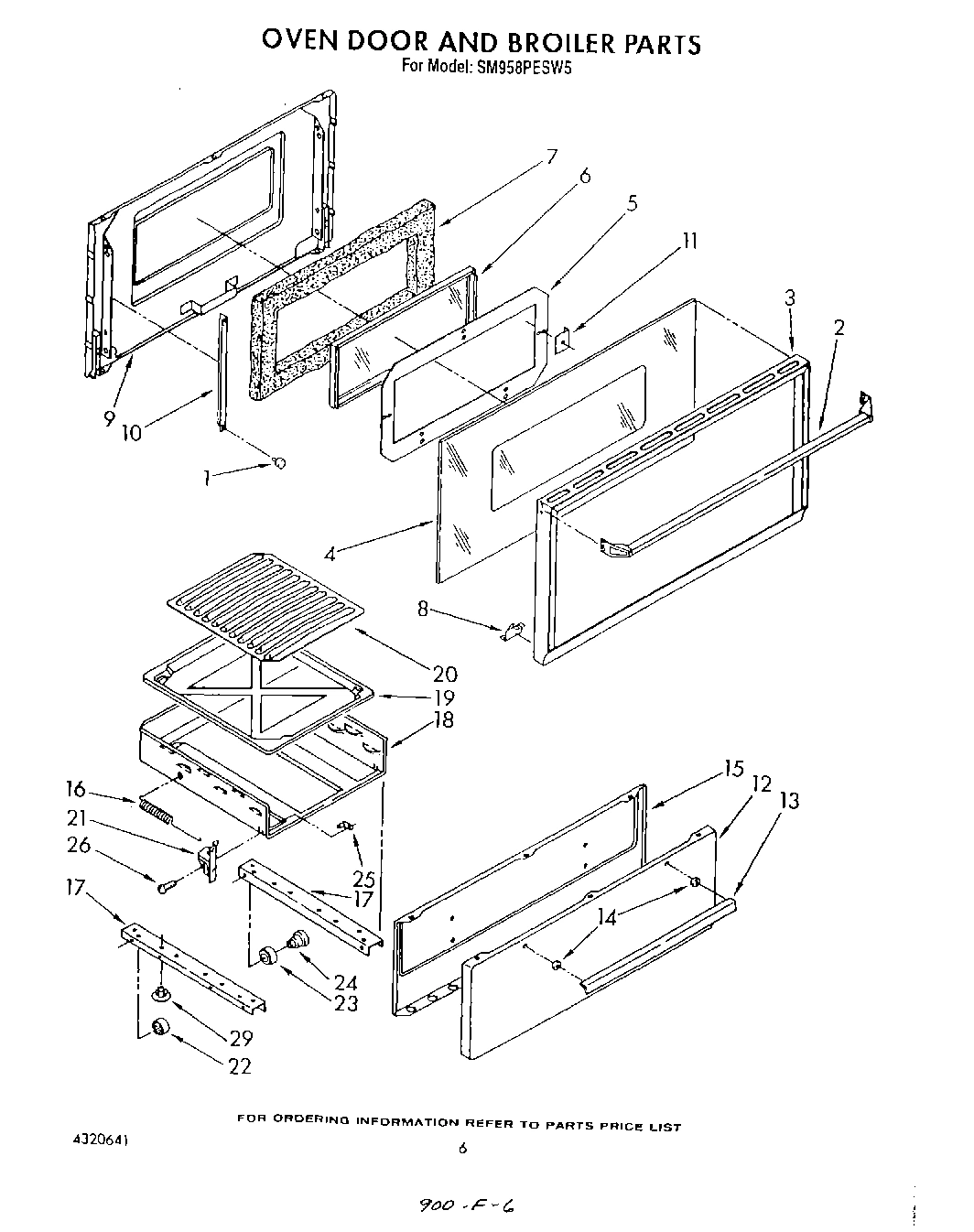 05 - OVEN DOOR AND BROILER