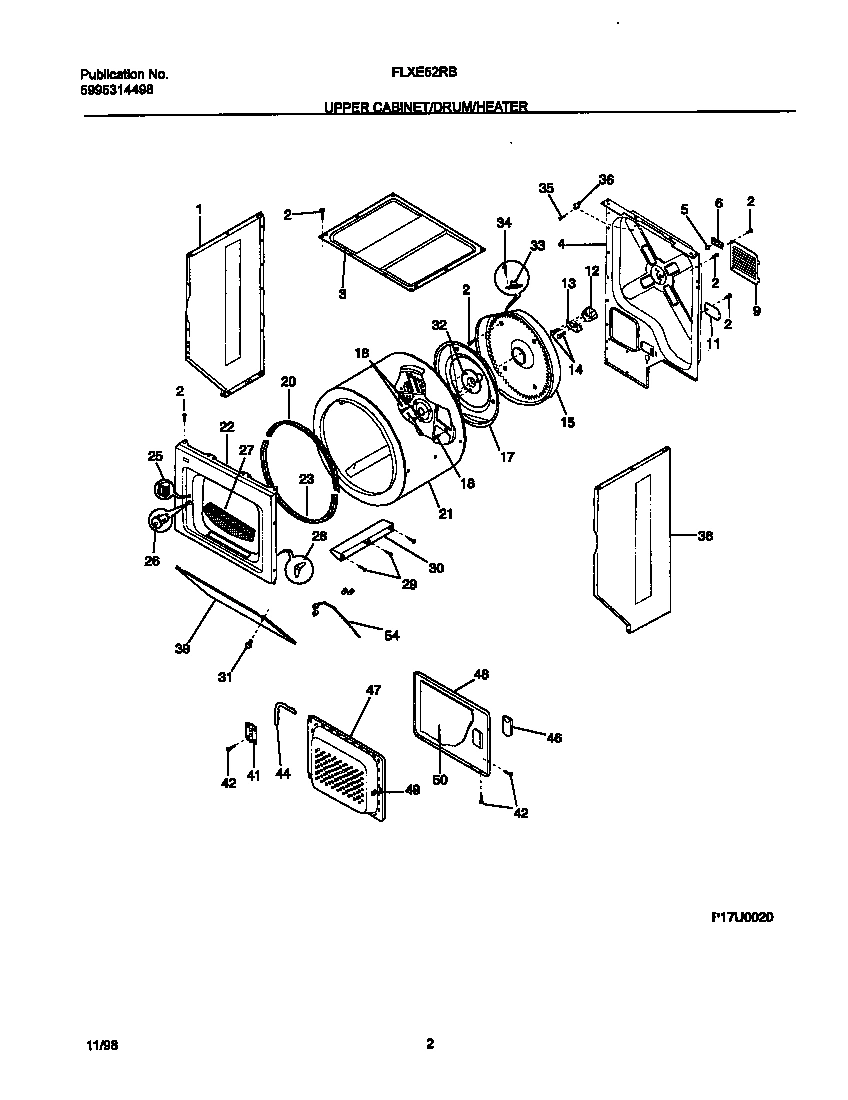 02 - P17U0020 DRY CAB,DRM,HTR
