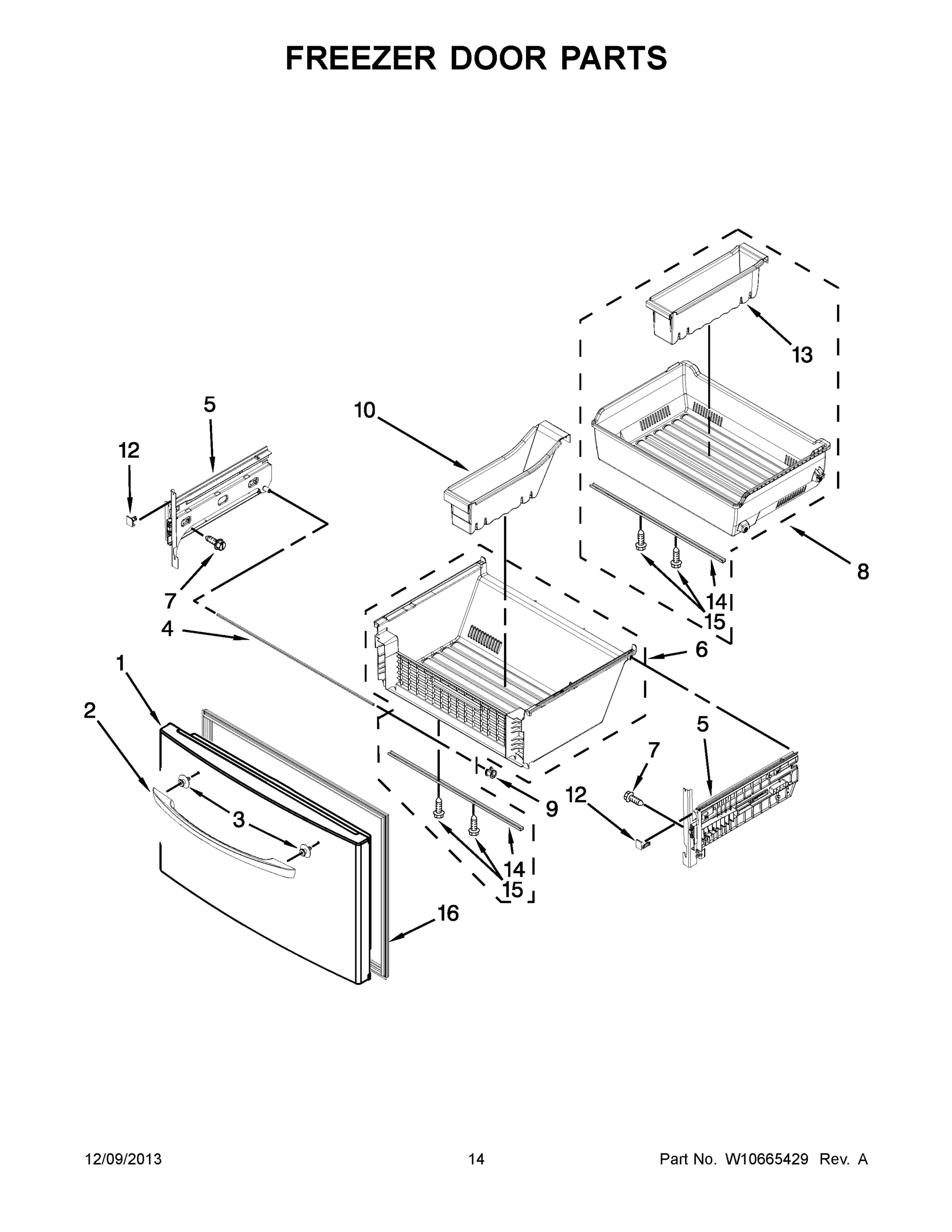 08 - FREEZER DOOR PARTS