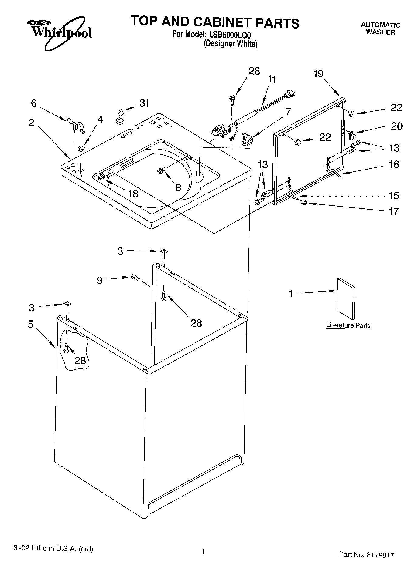 01 - TOP AND CABINET, LITERATURE
