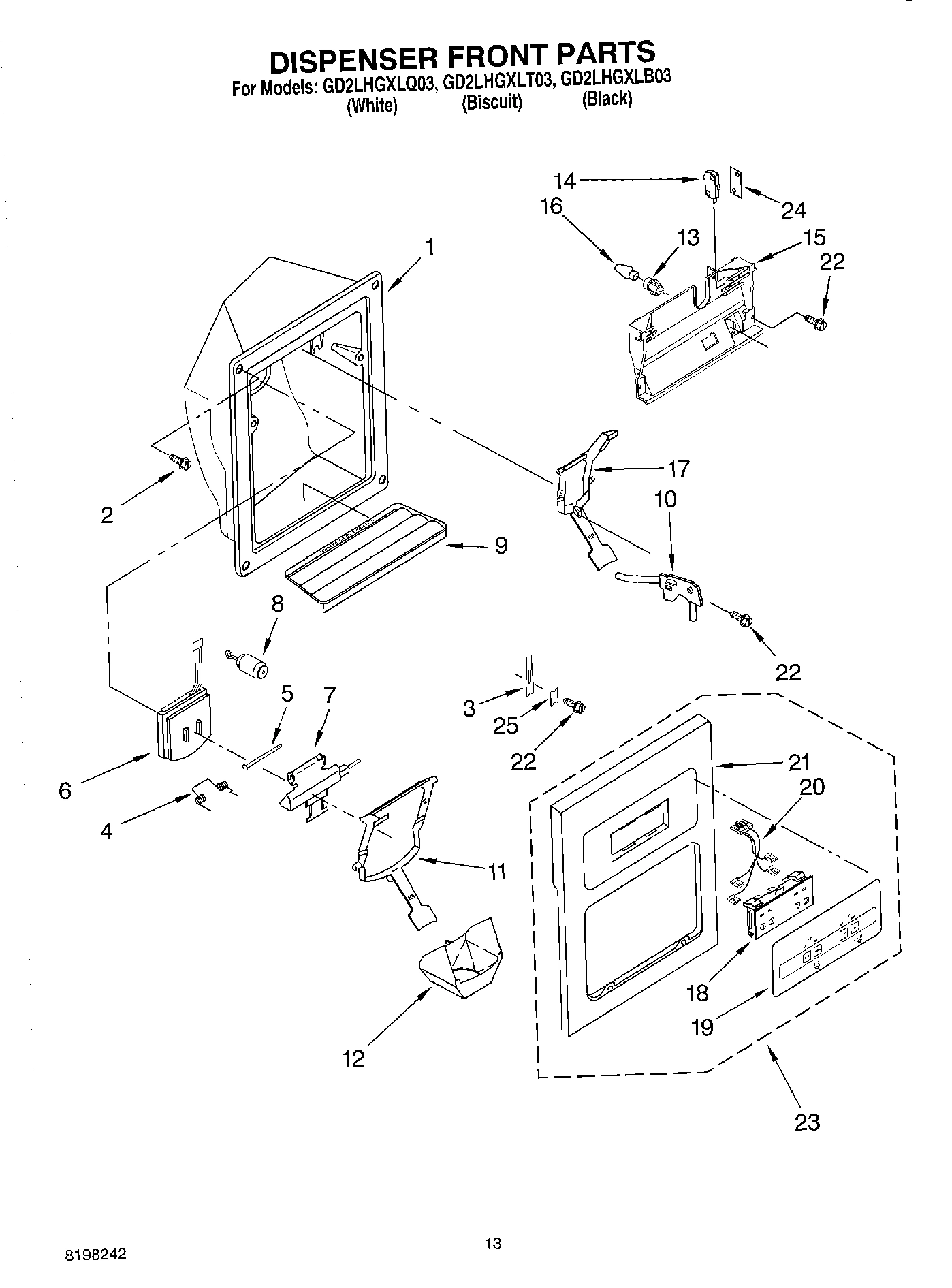 09 - DISPENSER FRONT