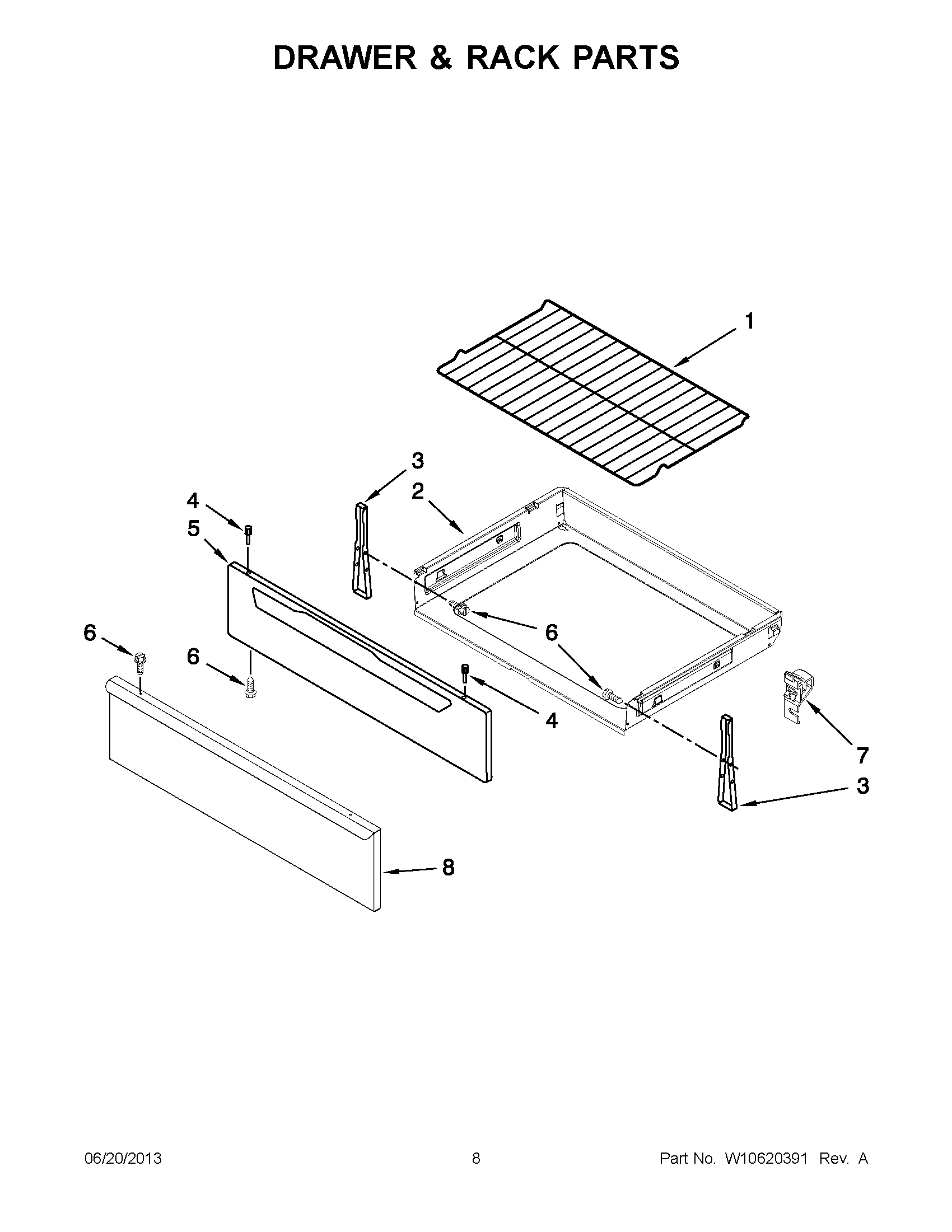 04 - DRAWER & RACK PARTS