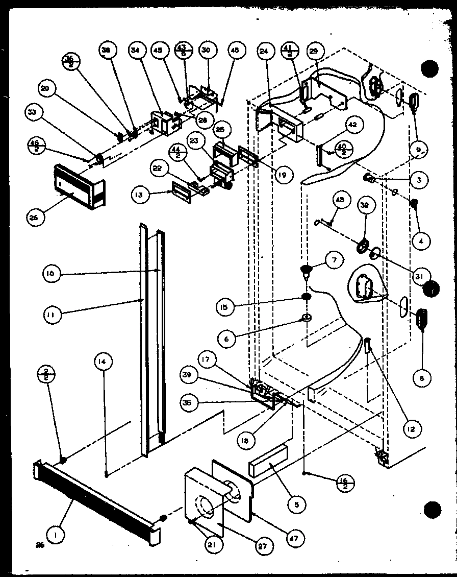 14 - REF/FZ CONTROLS AND CABINET PART