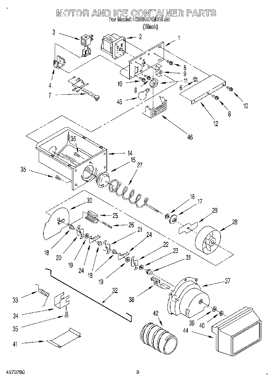 06 - MOTOR AND ICE CONTAINER