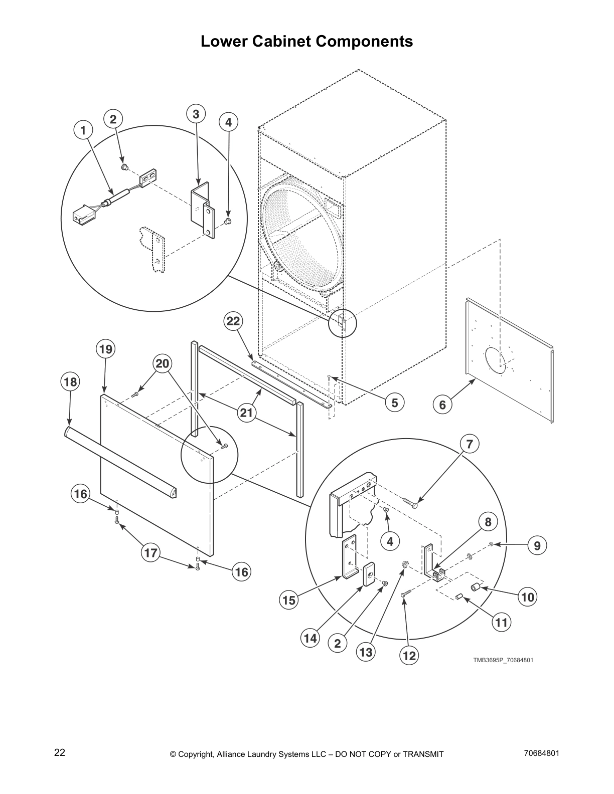 Lower Cabinet Components
