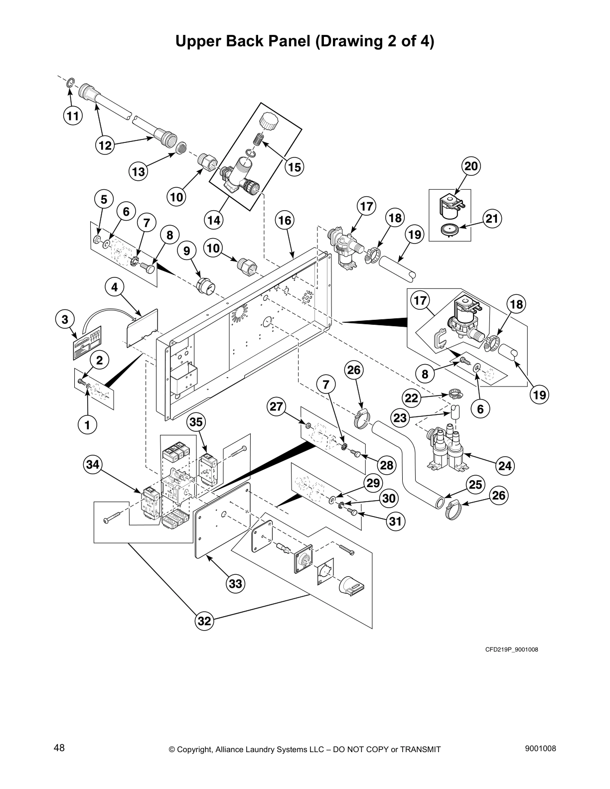 Upper Back Panel (Drawing 2 of 4)