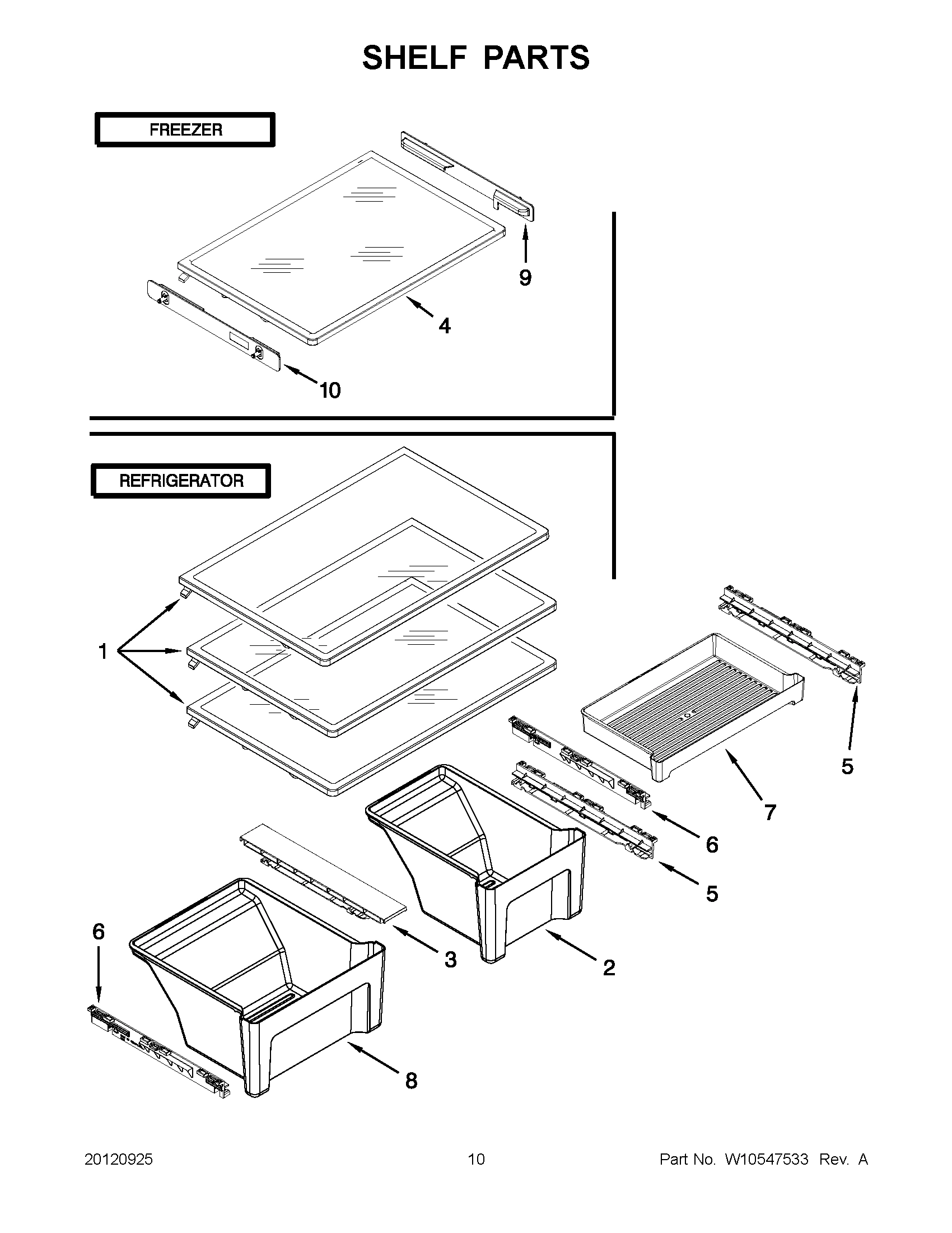 05 - SHELF PARTS