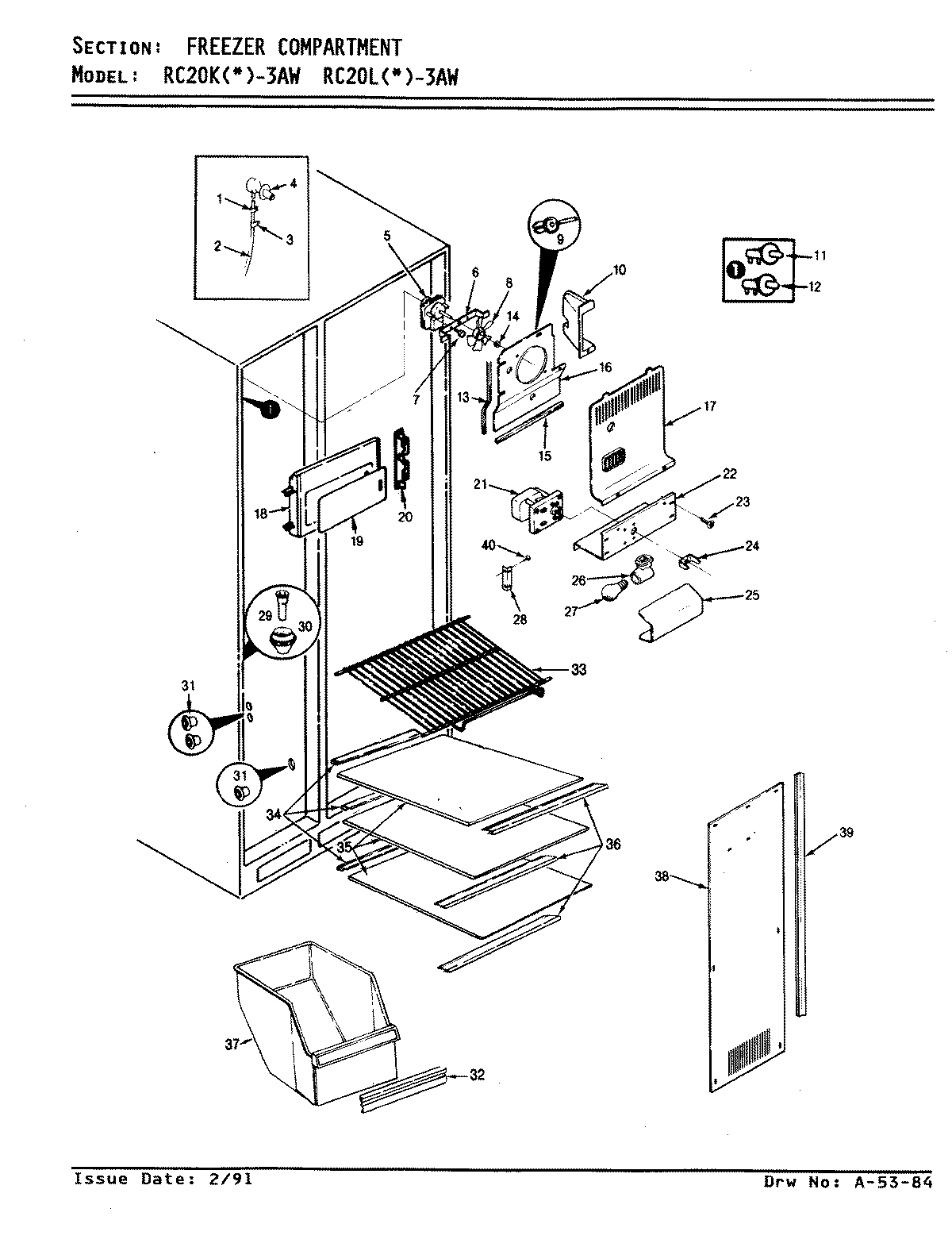 01 - FREEZER COMPARTMENT